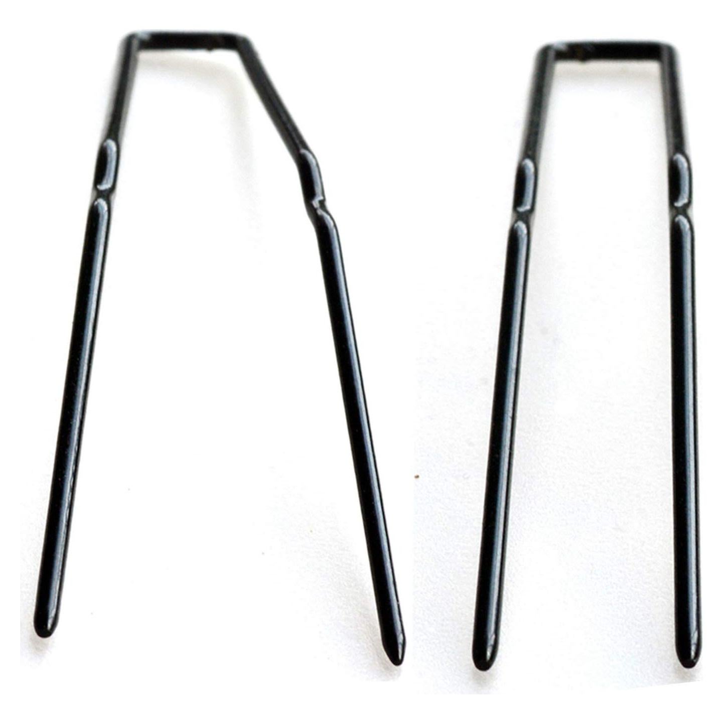 Horquillas para moño ROCST 12 piezas 6.35 cm negras