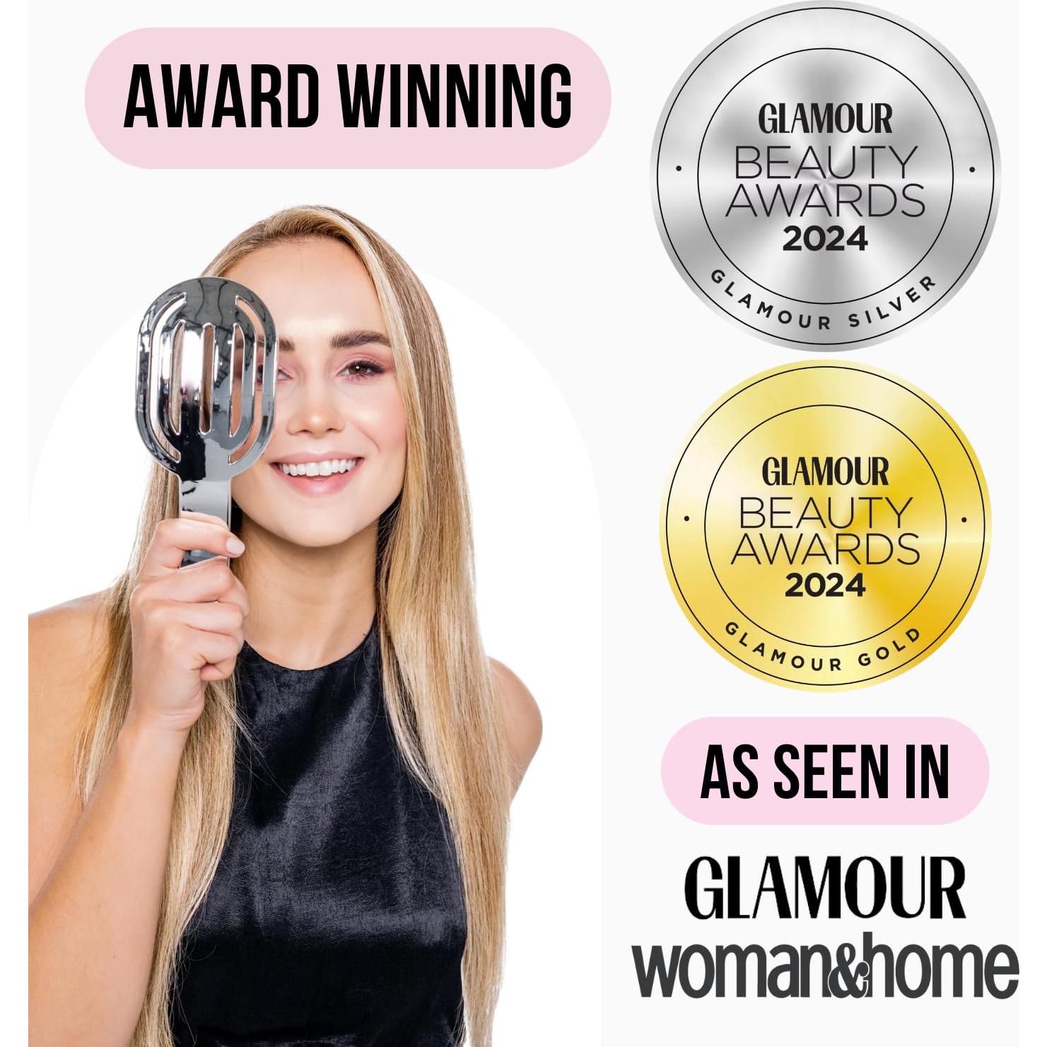 Cepillo Desenredante Ergonómico MOYOKO Negro para Todo Tipo de Cabello