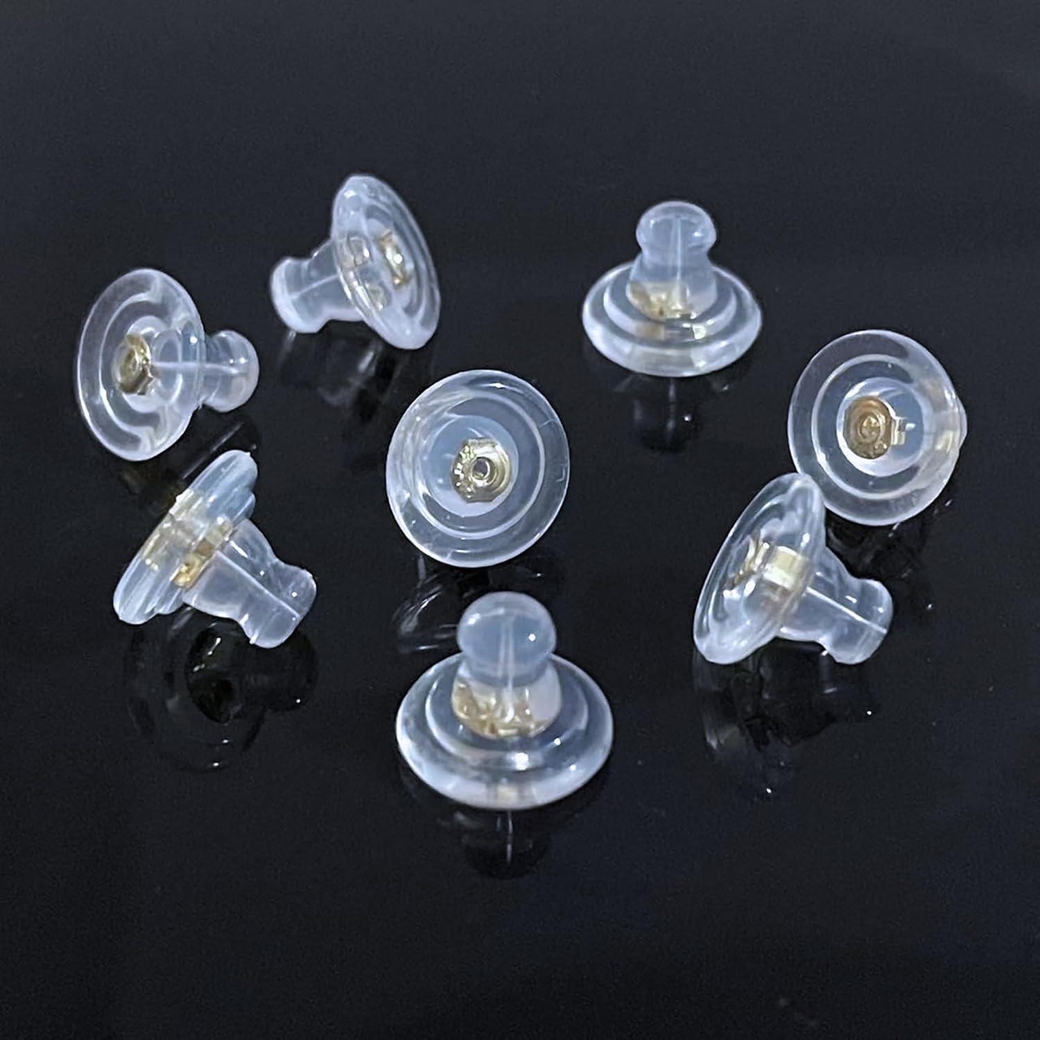 Respaldos de Aretes de Oro 18K Suyeson - 6 Piezas Hipoalergénicos