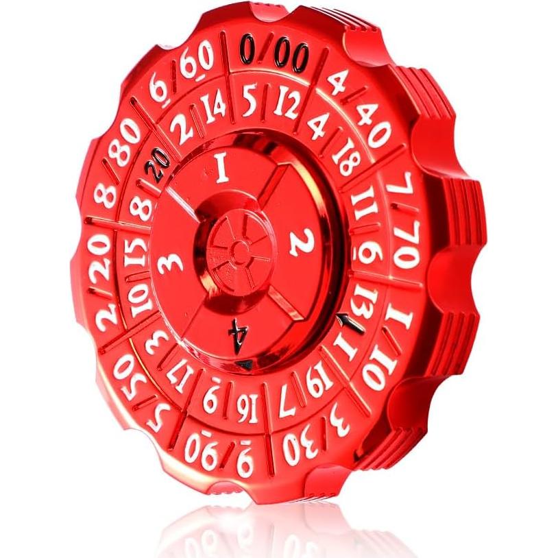 Dados Antiestrés 2-en-1 D&D Aiyouyue Ruleta Metálica