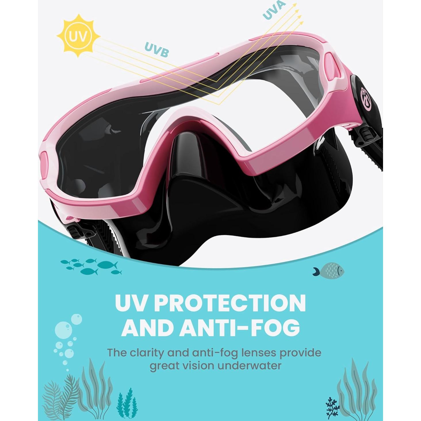 Gafas de natación OutdoorMaster Stingray para niños 5-12 años