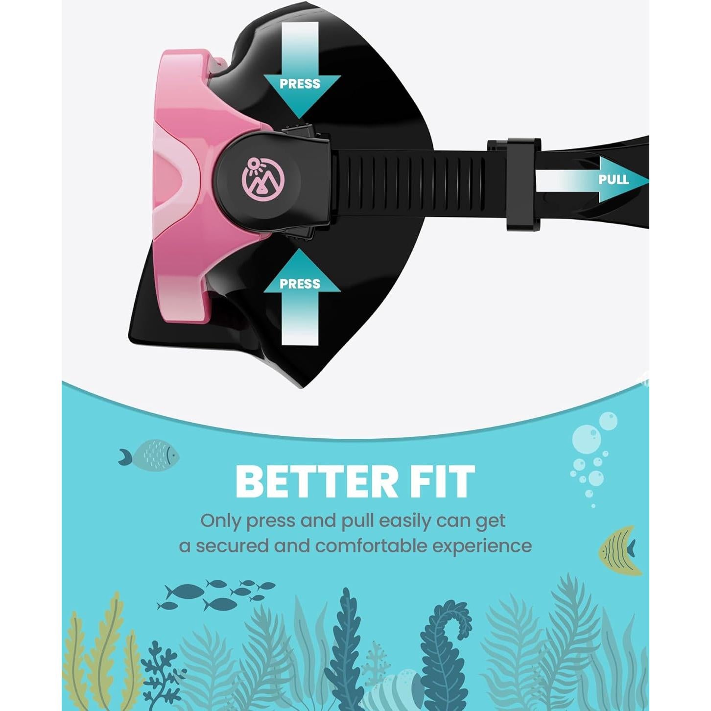 Gafas de natación OutdoorMaster Stingray para niños 5-12 años