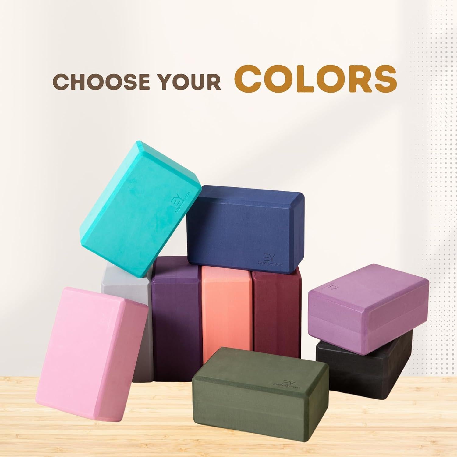 Bloques de Yoga Everyday Yoga - Espuma Antideslizante 22.86x15.24x10.16 cm