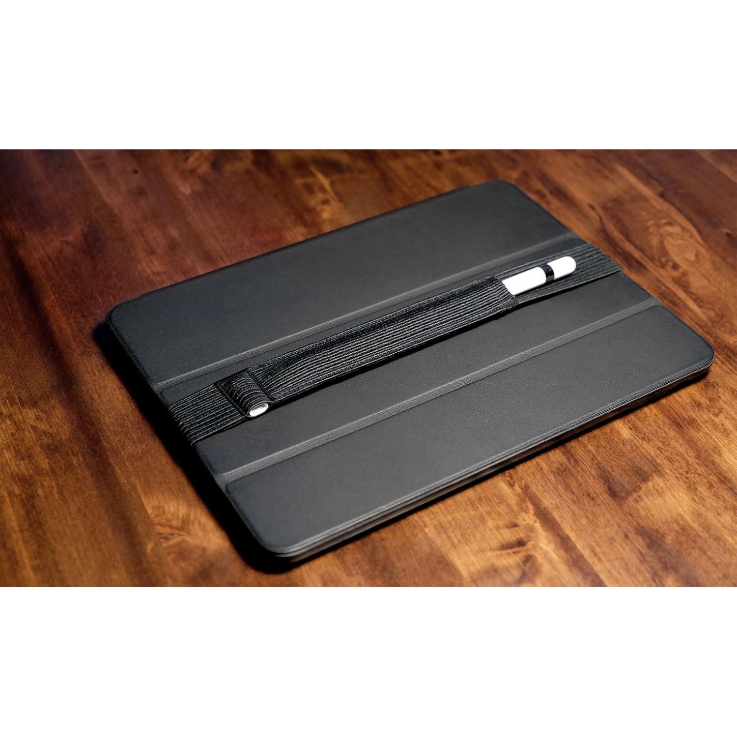 Funda para Apple Pencil Stylus Sling - Costura Negra - 9.7/10.5/11"