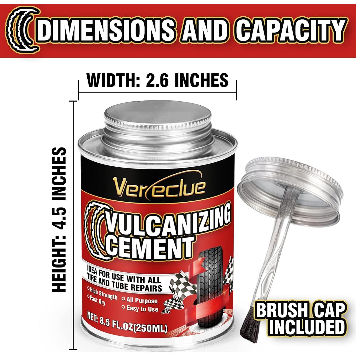 Cemento Vulcanizante Vereclue 240ml para Reparación de Neumáticos