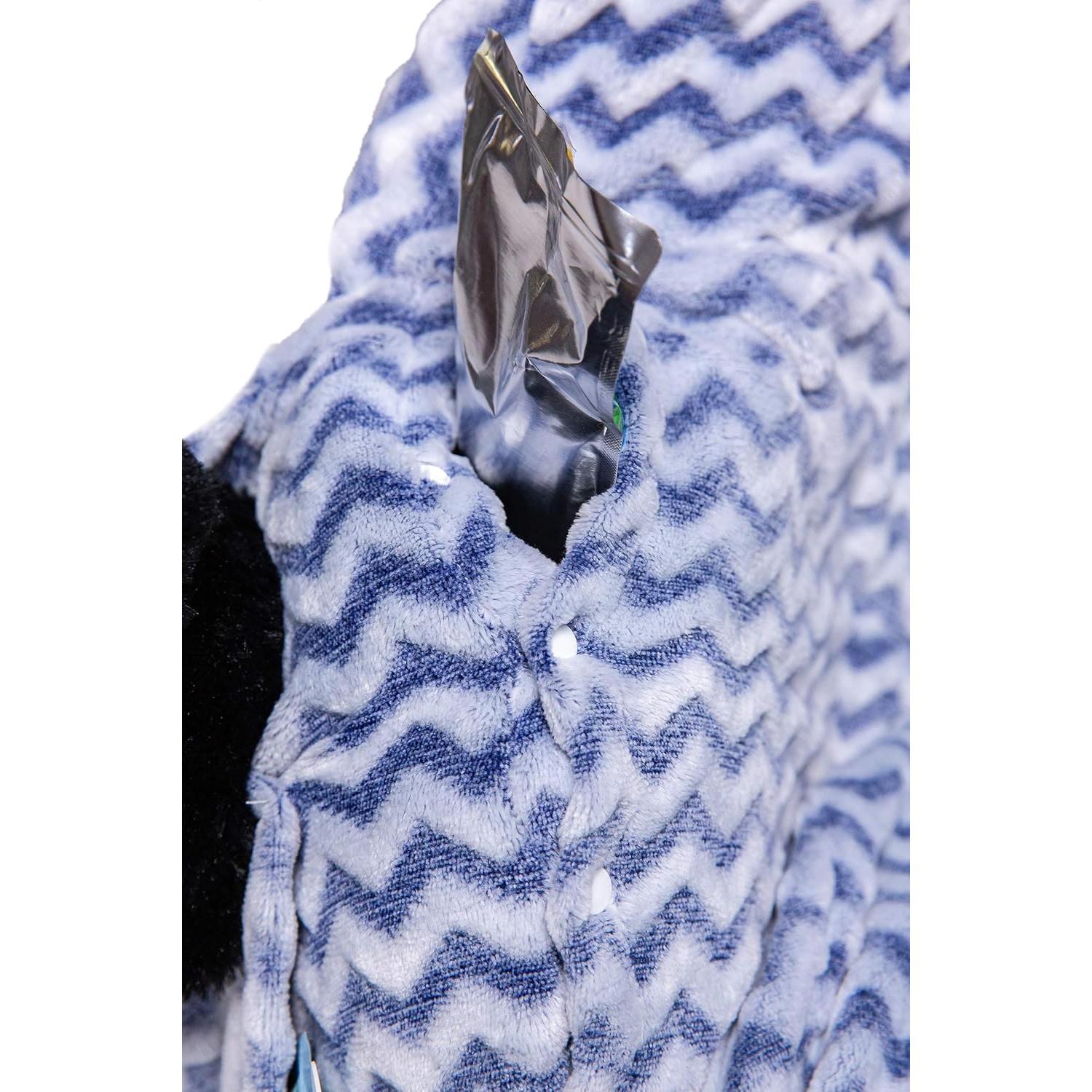 Cubierta de Asiento de Auto Infantil Niko Easy Wash - Chevron Azul - Ajuste Universal