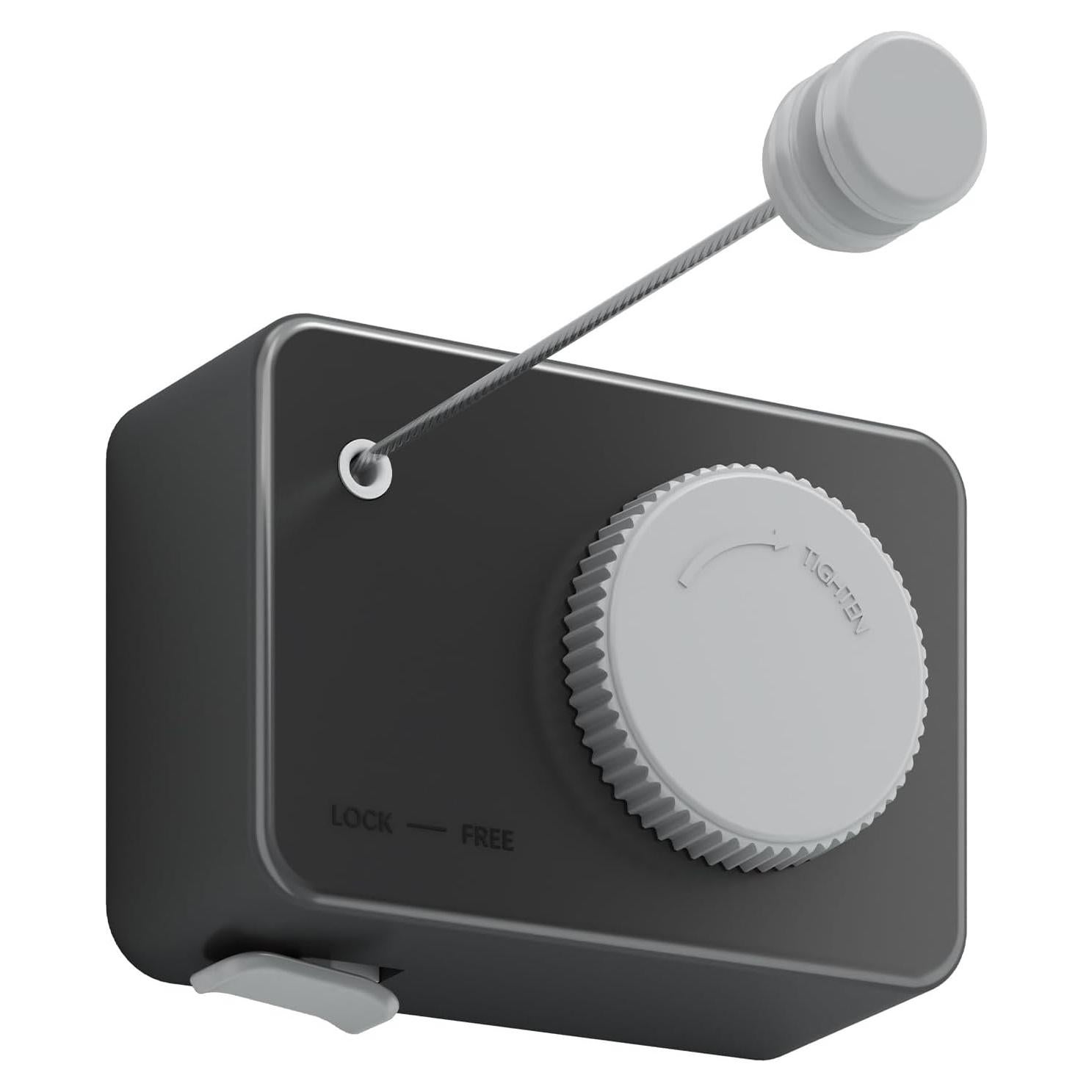 Cuerda de Ropa Retráctil Dancrul 4.2m Alta Resistencia Negra