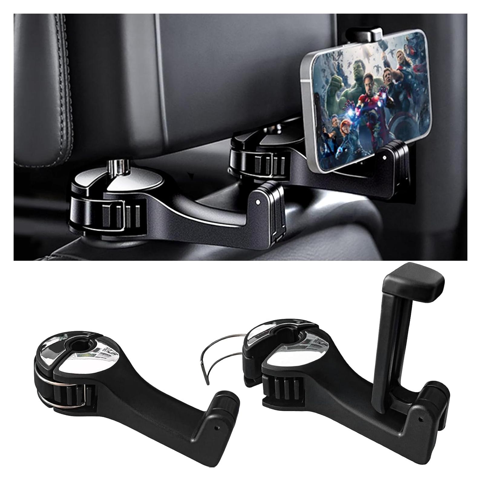 Gancho Oculto 2 en 1 para Reposacabezas de Coche NATUTENT