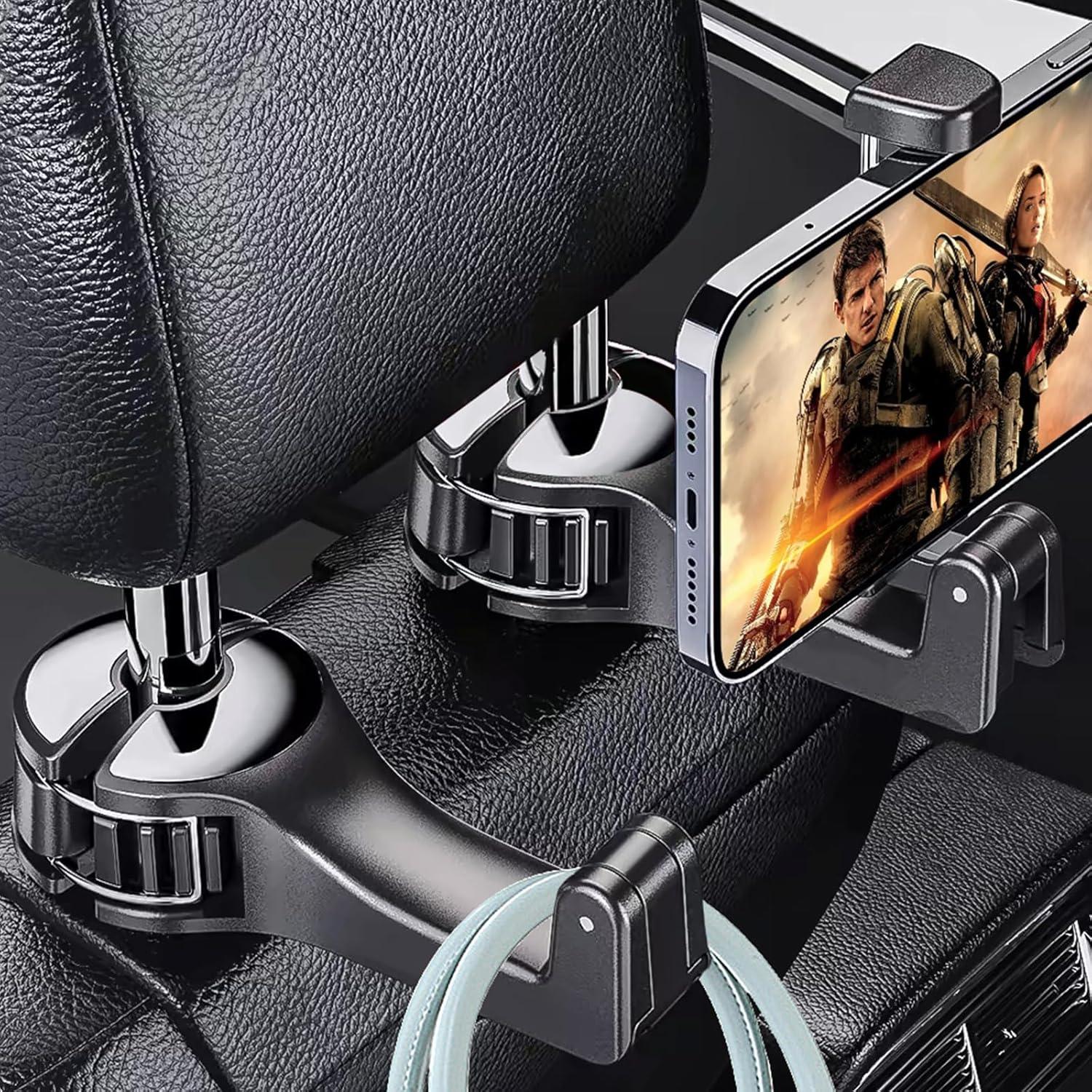 Gancho Oculto 2 en 1 para Reposacabezas de Coche NATUTENT