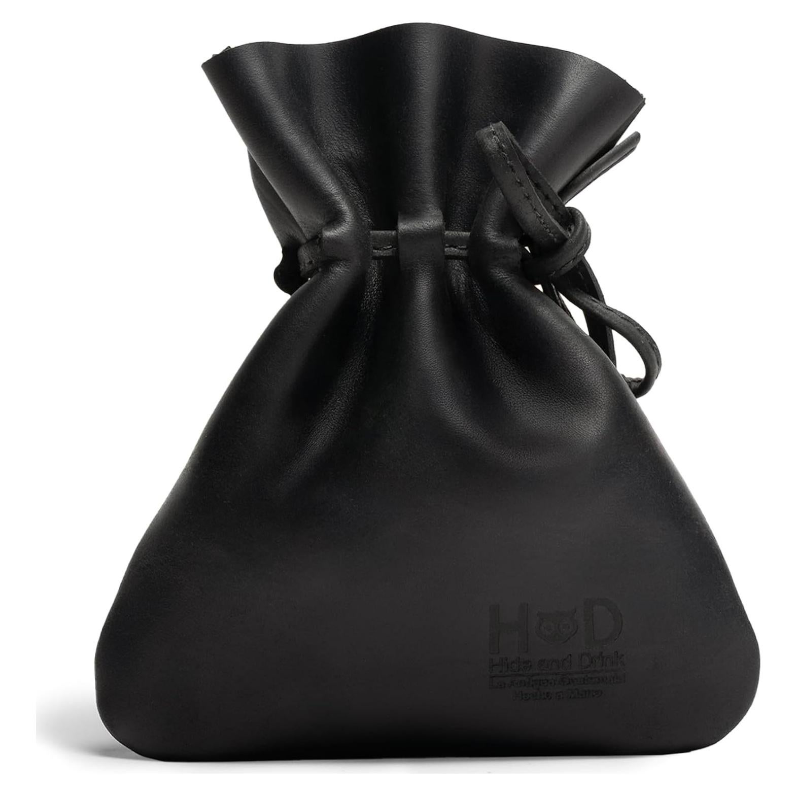 Bolsa de Monedas Medieval Hide & Drink - Cuero de Grano Completo M