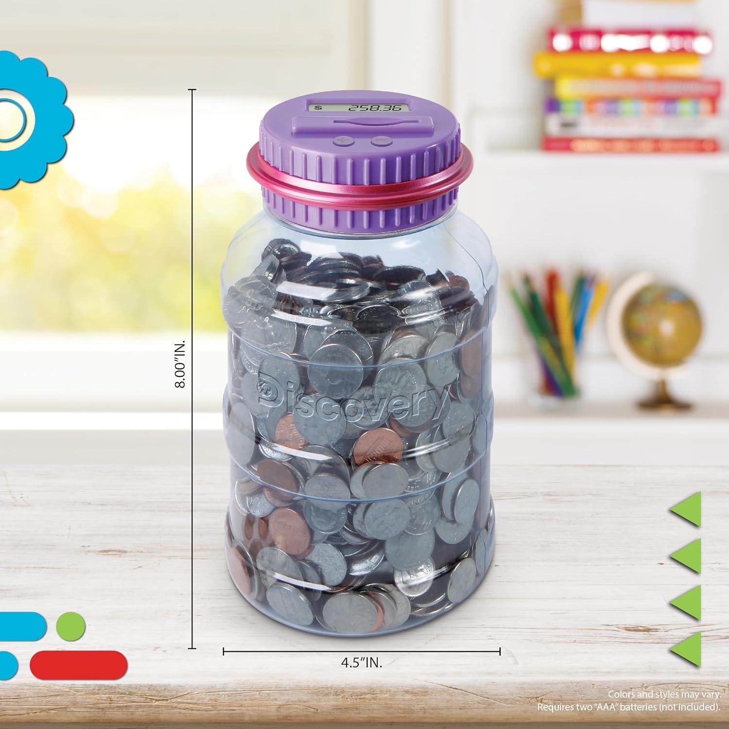 Tarro de Dinero Automático Discovery Kids Rosa 20.32 cm