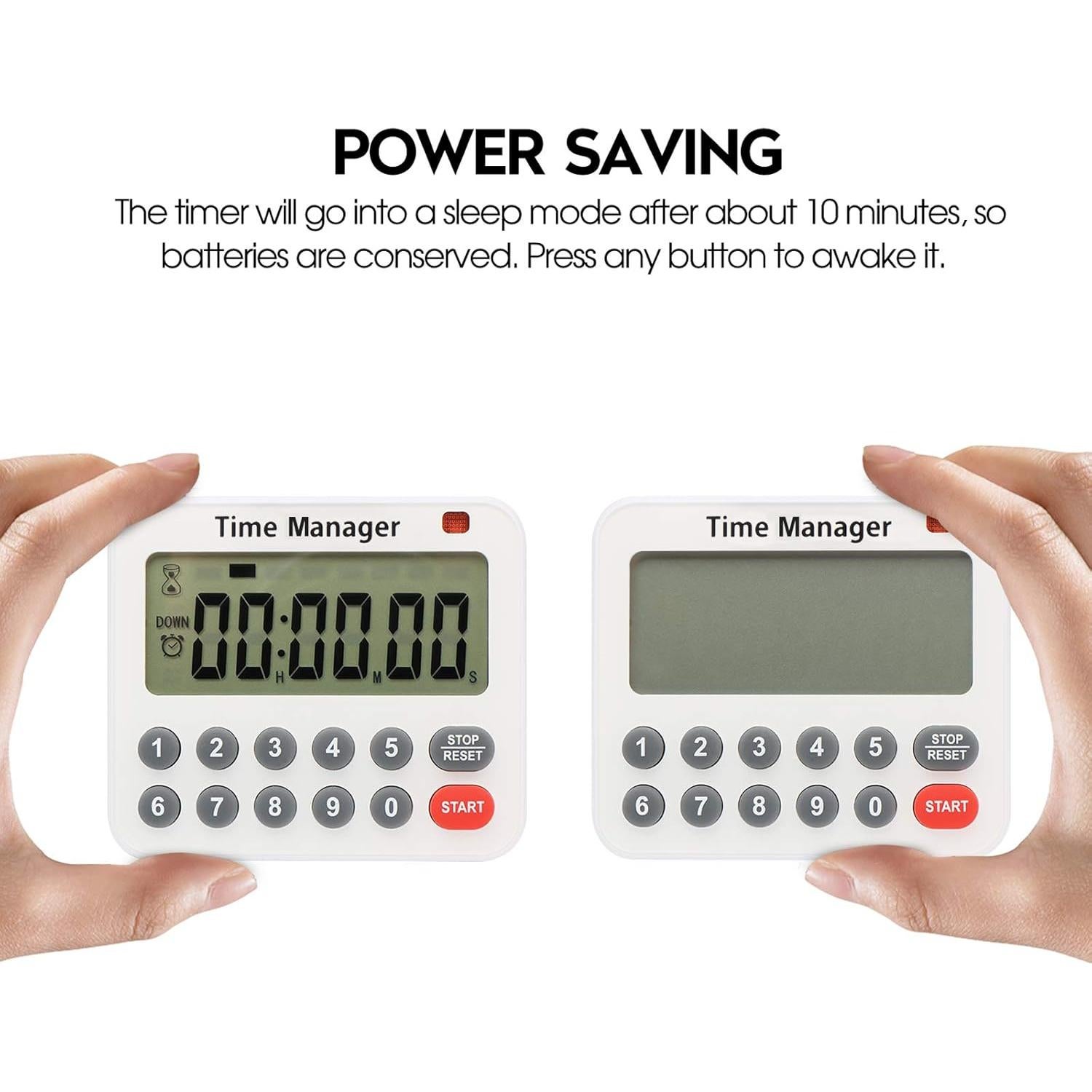 Temporizador de Cocina Digital AIMILAR - Alarma Fuerte, 99h