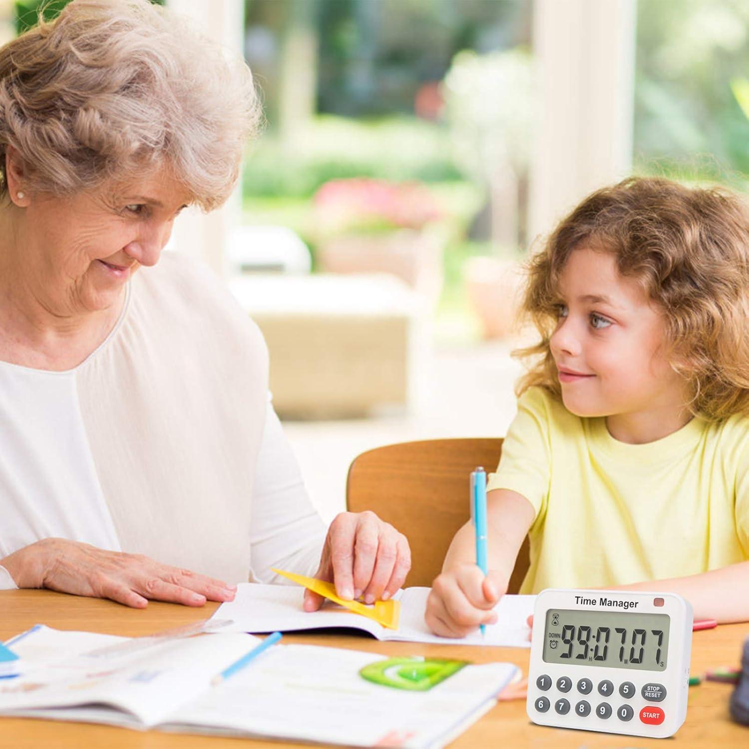 Temporizador de Cocina Digital AIMILAR - Alarma Fuerte, 99h