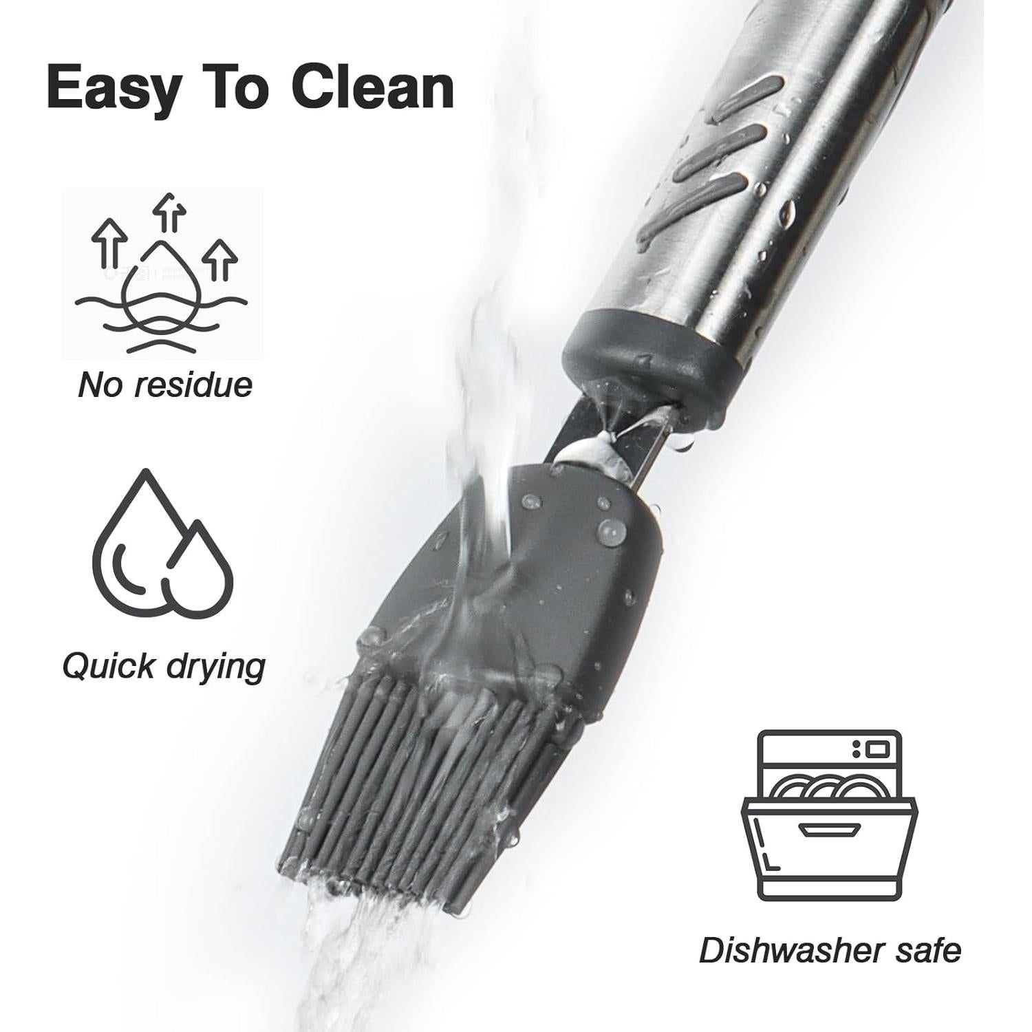 Brocha de Silicona Lebabo 19.5 cm Resistente al Calor