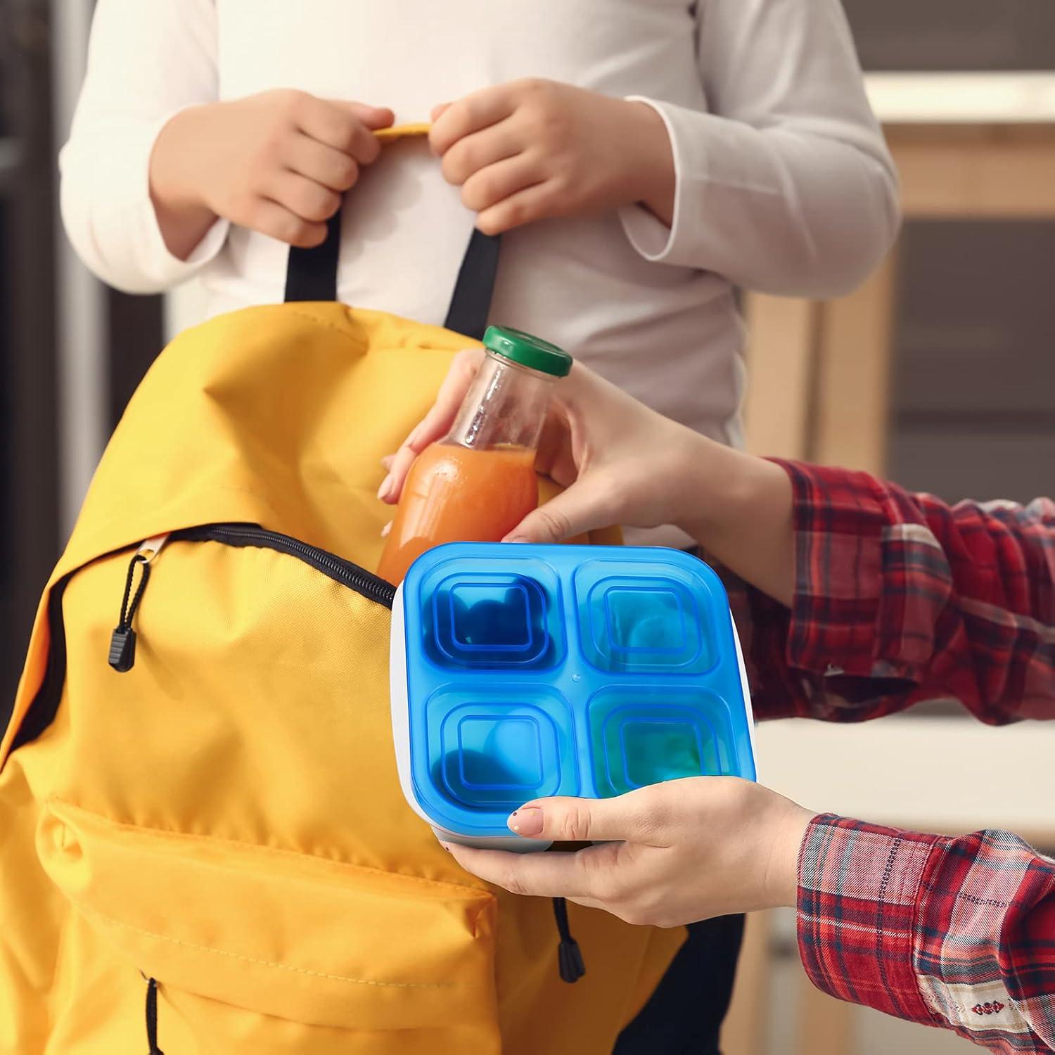 Set 10 Contenedores Ruisita 4 Compartimentos Reciclables