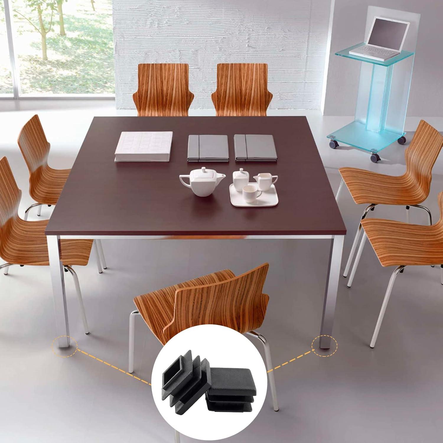 30 Tapones Plásticos Cuadrados Uenhoy 25.4 mm Impermeables