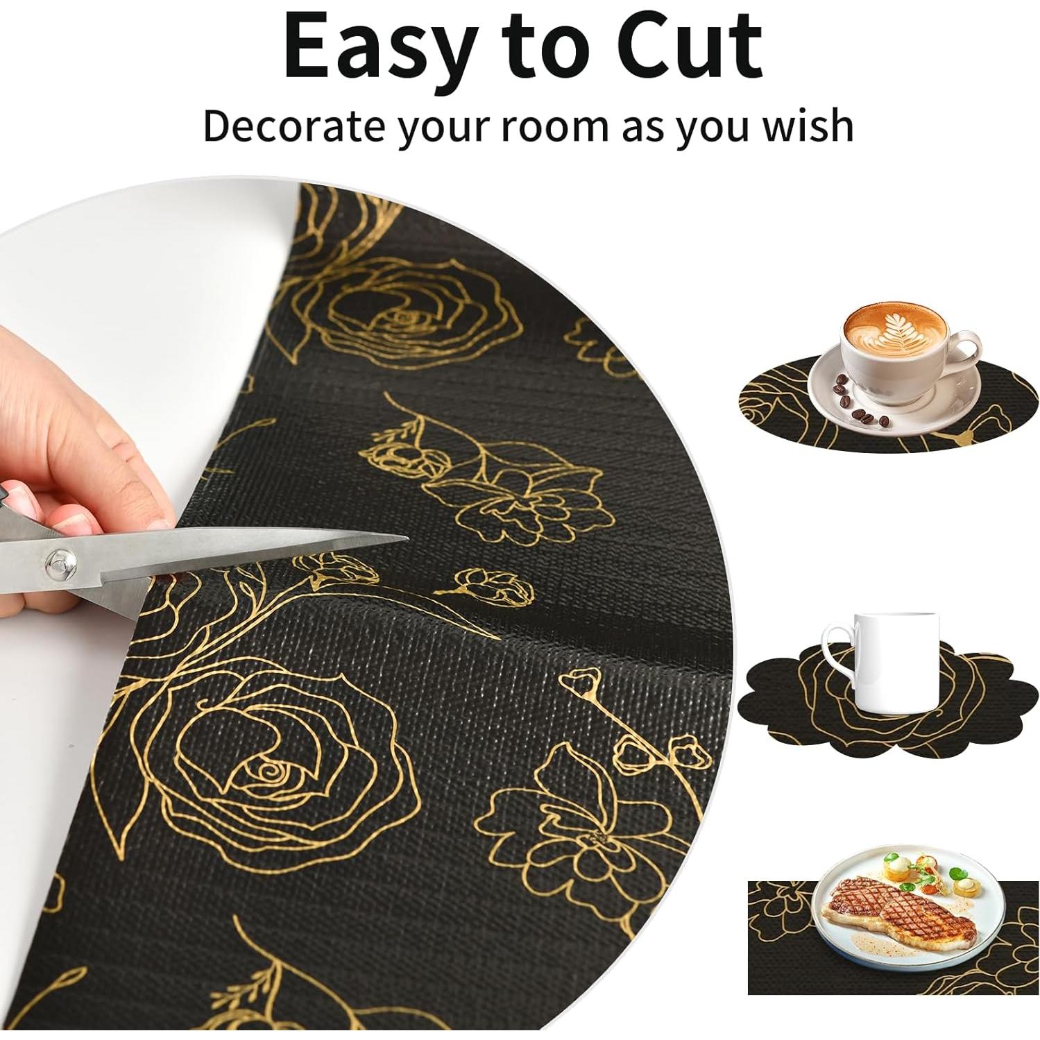 Forro de Cajón Antideslizante Cismmy 30.48cm x 600cm Floral