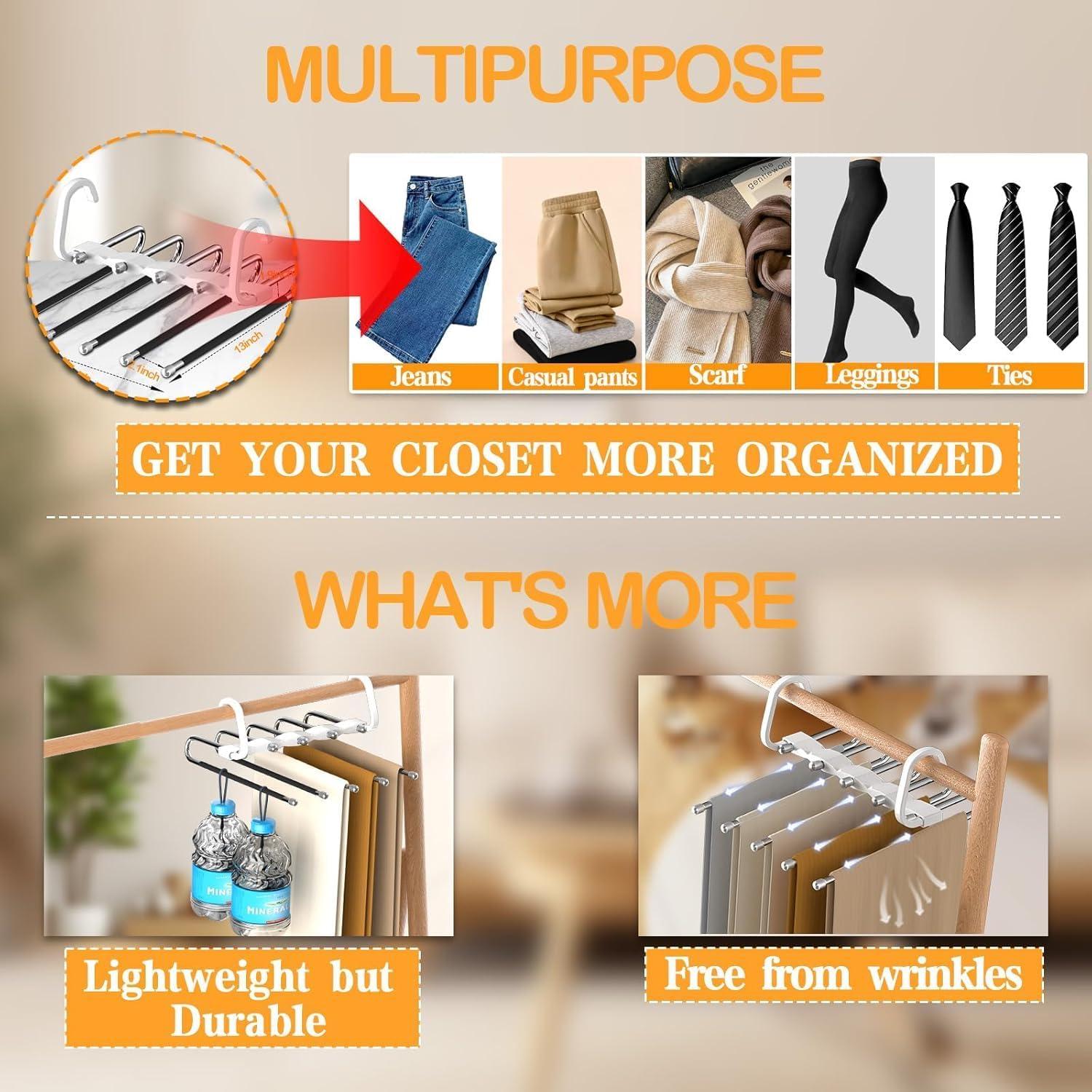 Perchas para Pantalones Balavina - Organizador de Armario