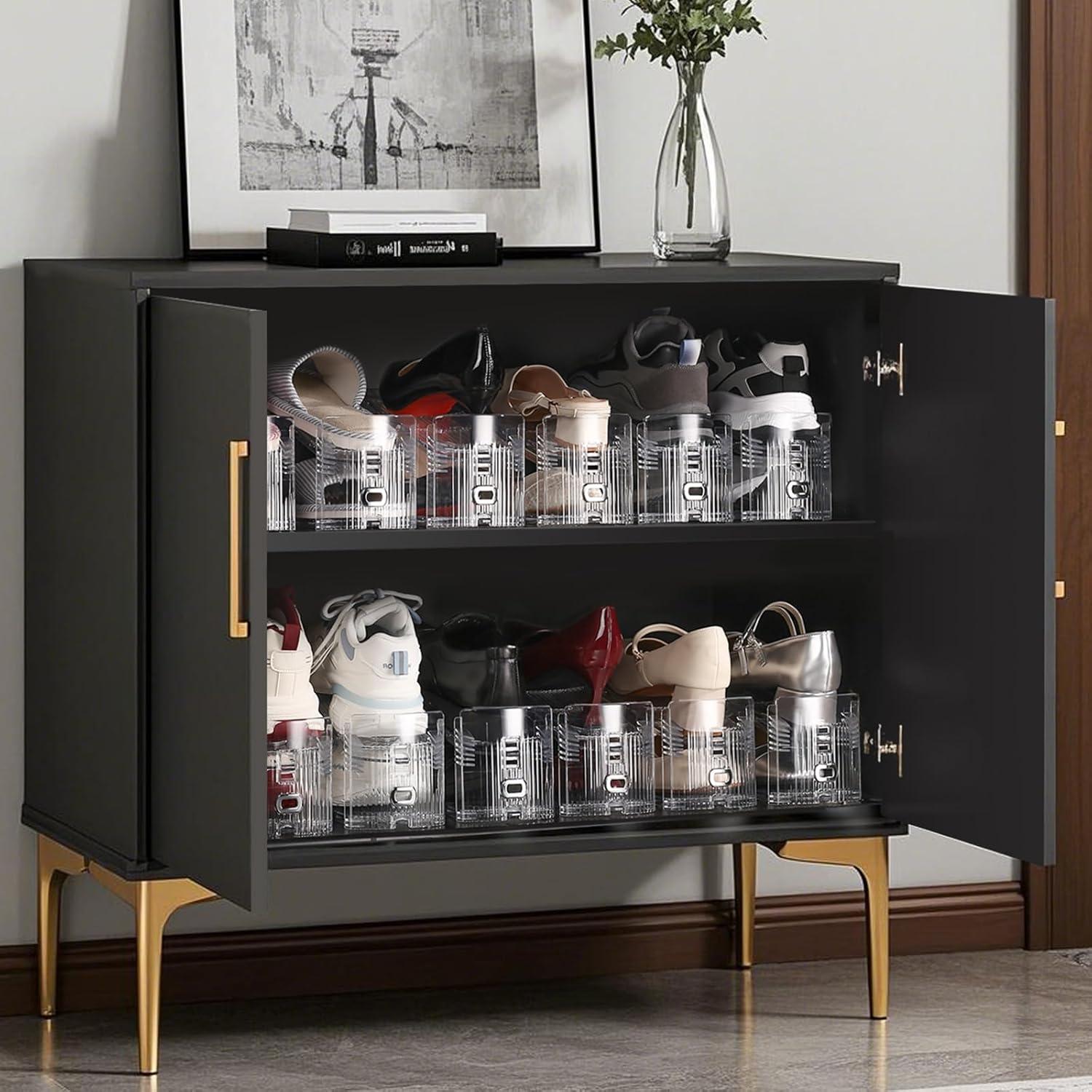 Organizador de Zapatos 10 Pack Tgzwme - Apiladores Ajustables