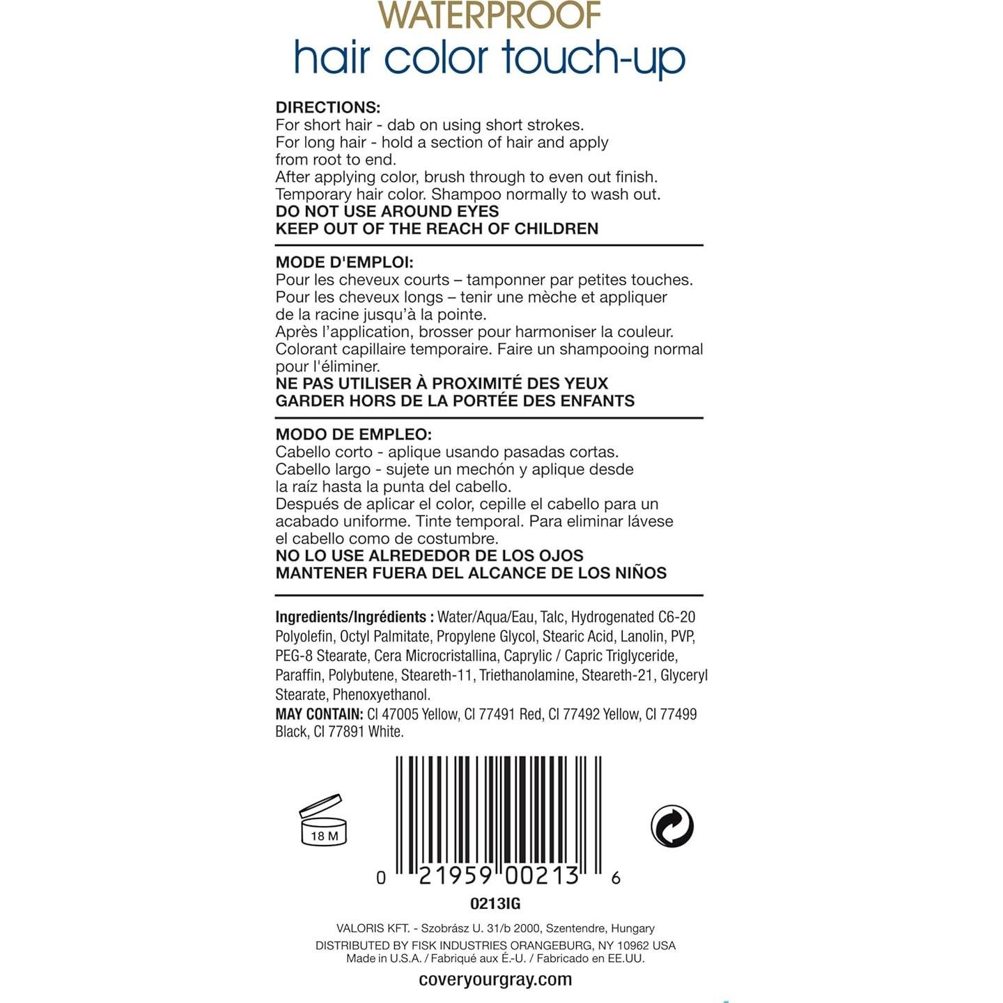 Pincel Cubrir Tu Gris Daggett & Ramsdell Negro 16cm