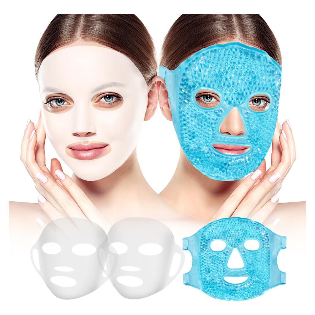 Set de Cuidado Facial: Máscara de Gel y Fundas de Silicona