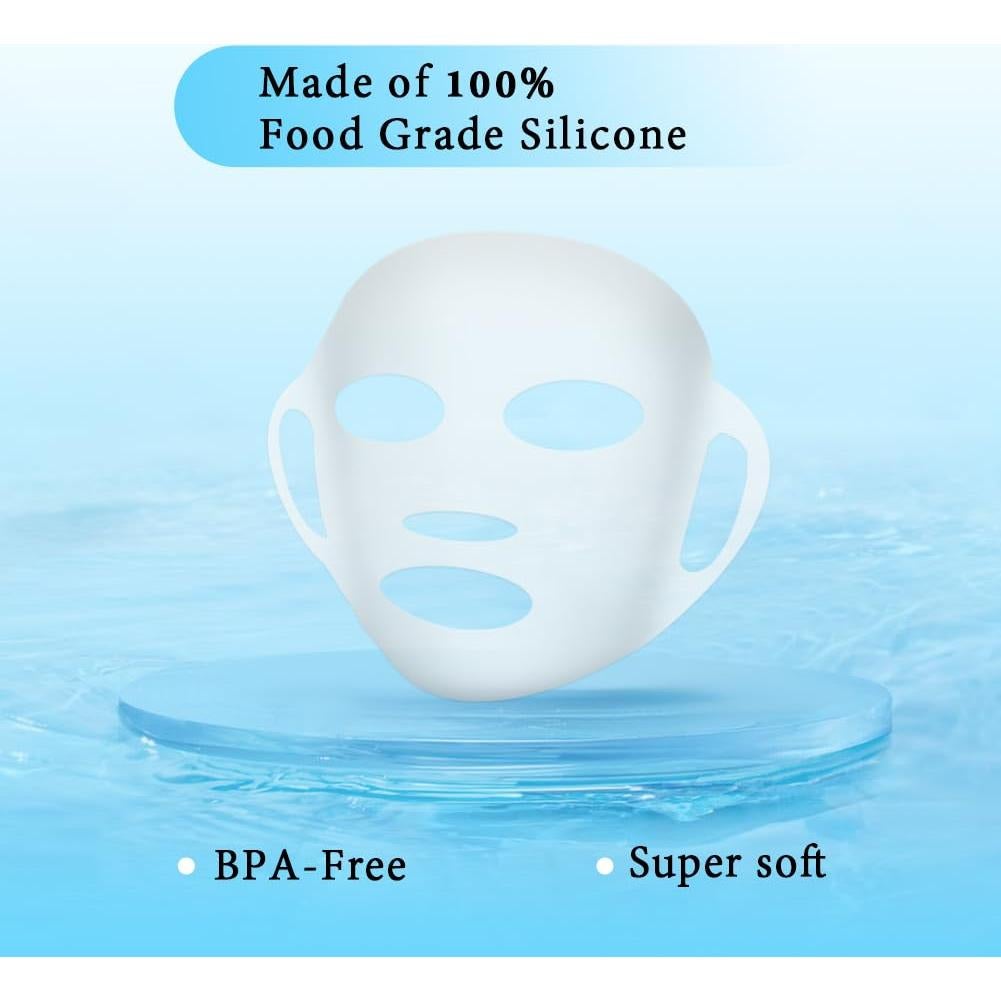 Set de Cuidado Facial: Máscara de Gel y Fundas de Silicona