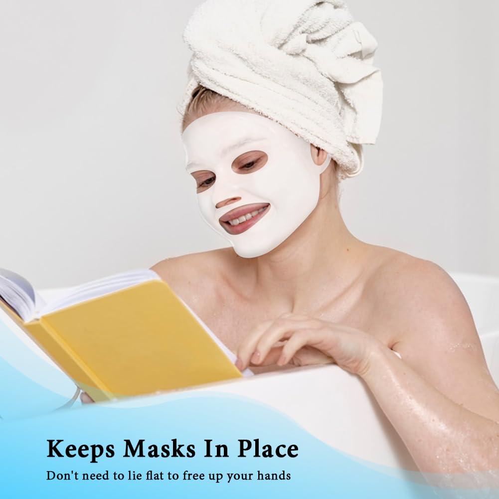 Set de Cuidado Facial: Máscara de Gel y Fundas de Silicona