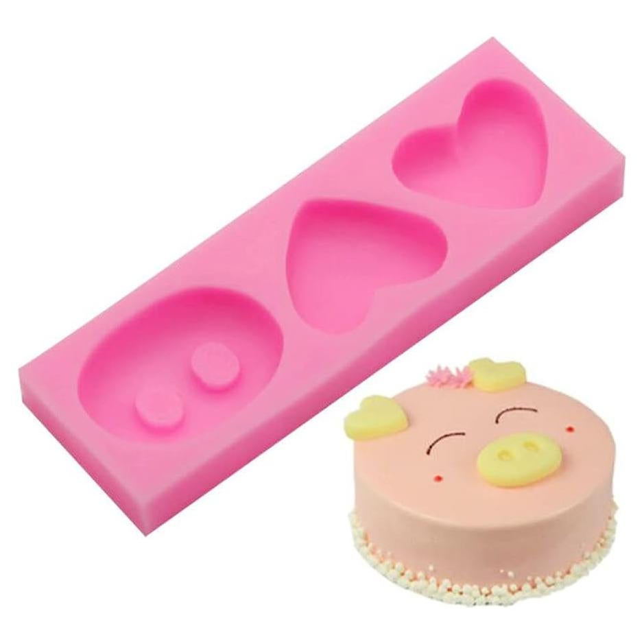 Molde de Silicona Cestony Orejas de Cerdo para Pasteles y Jabón