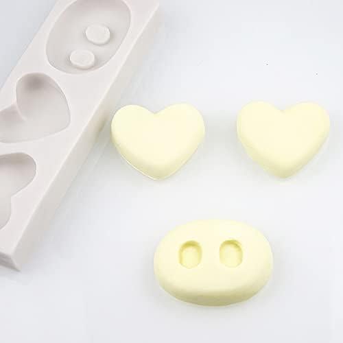 Molde de Silicona Cestony Orejas de Cerdo para Pasteles y Jabón