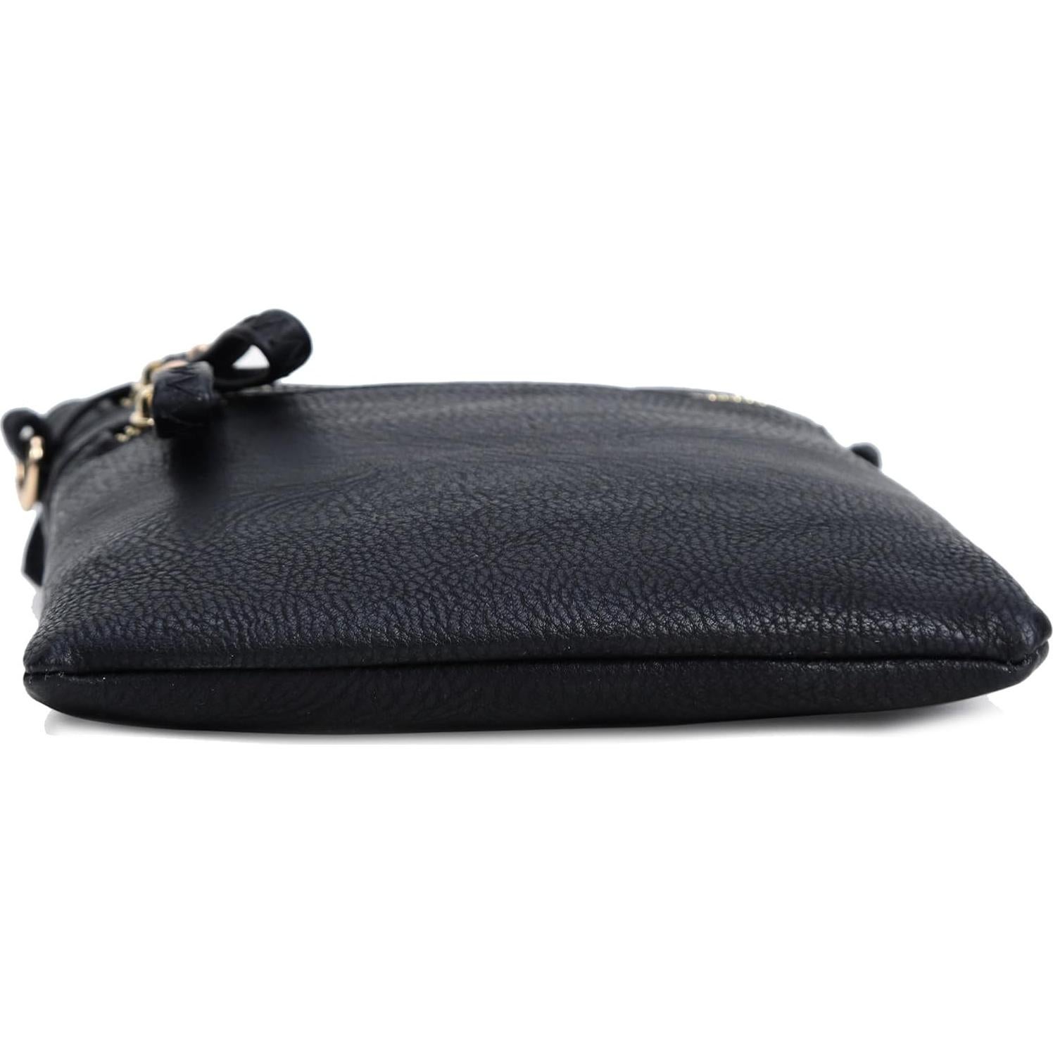 Bolso Cruzado Pequeño Solene para Mujeres - Negro, Múltiples Bolsillos