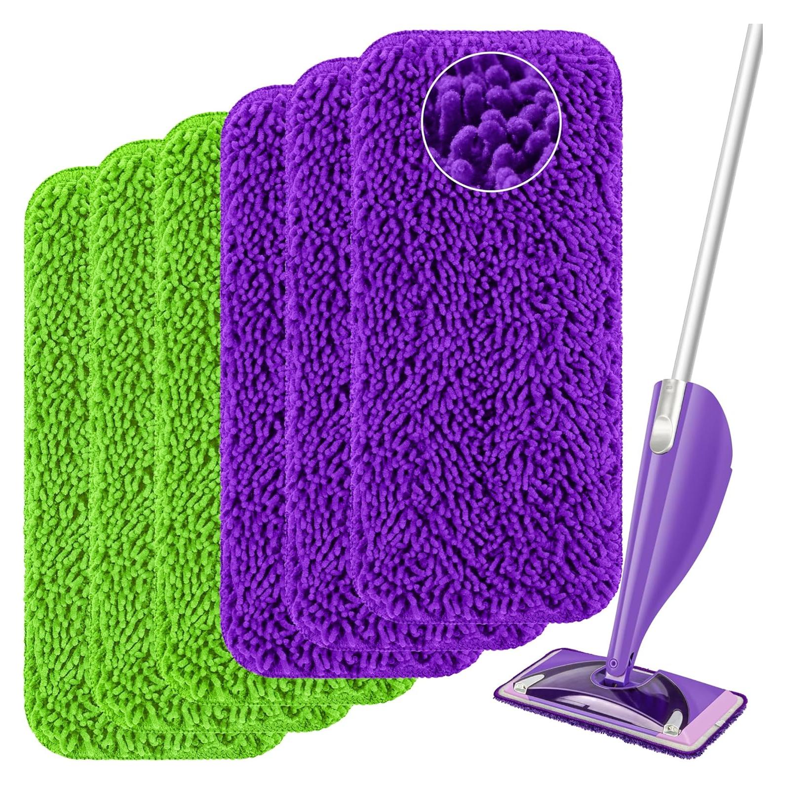 Paños de Mopa Reutilizables Aifacay para Swiffer Wet Jet - 6 Piezas