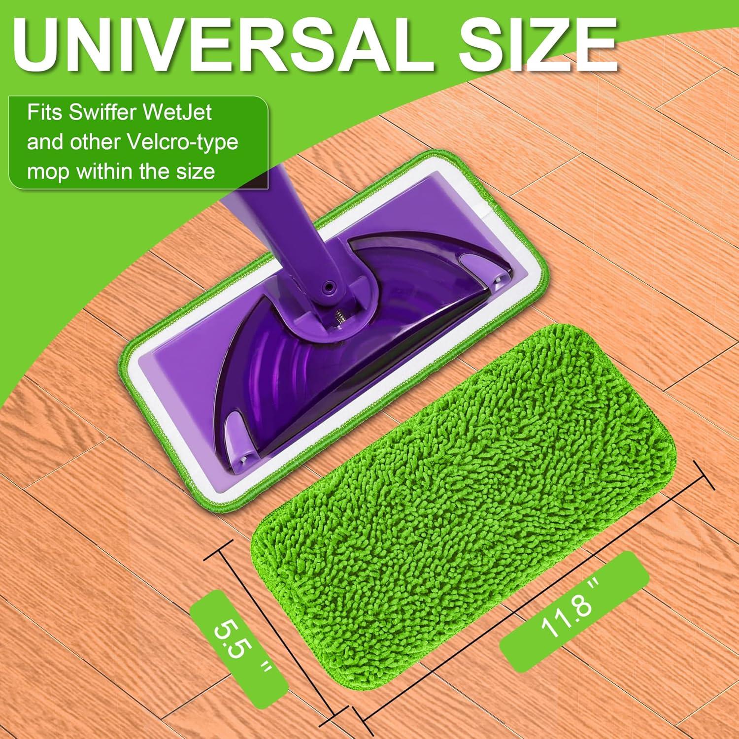 Paños de Mopa Reutilizables Aifacay para Swiffer Wet Jet - 6 Piezas