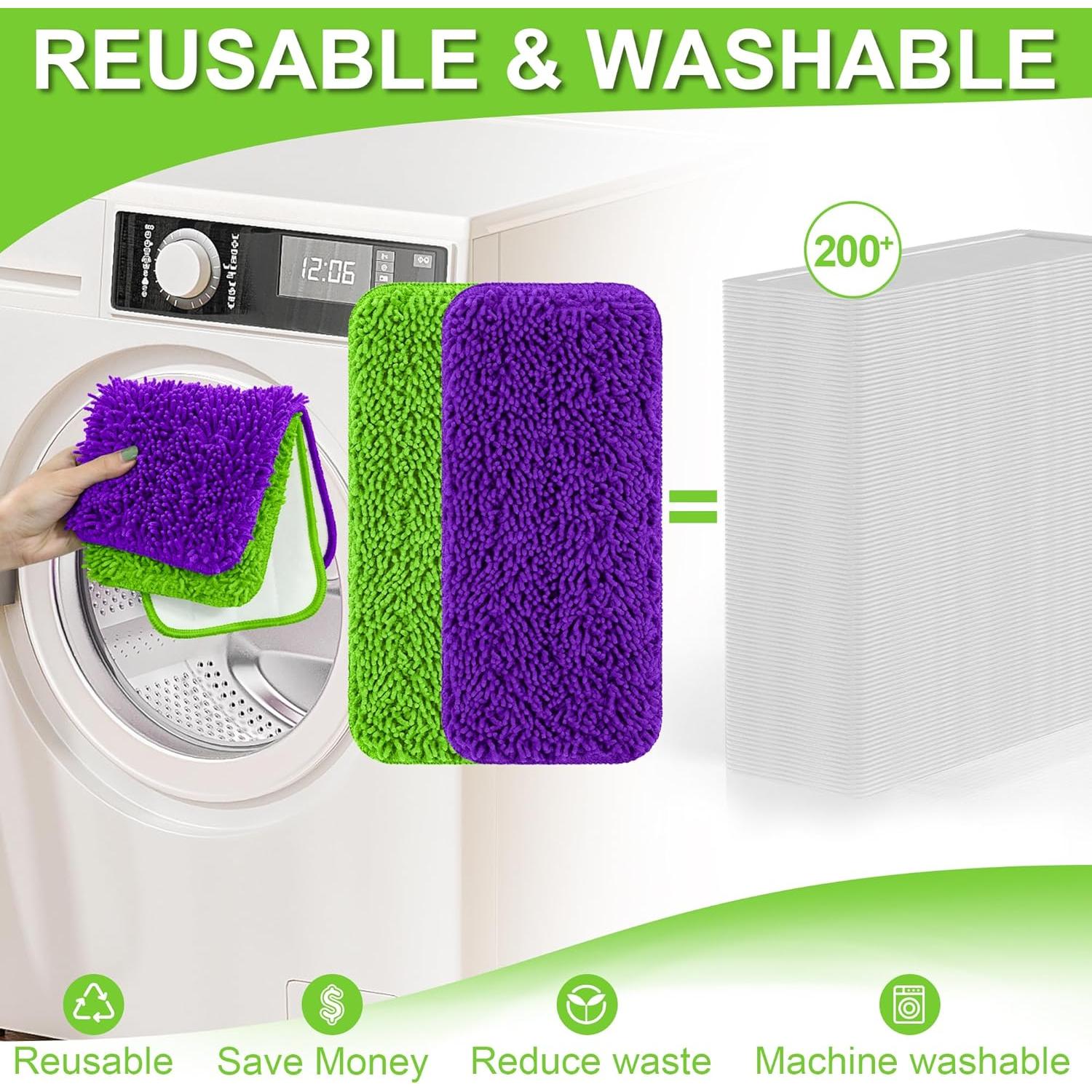 Paños de Mopa Reutilizables Aifacay para Swiffer Wet Jet - 6 Piezas