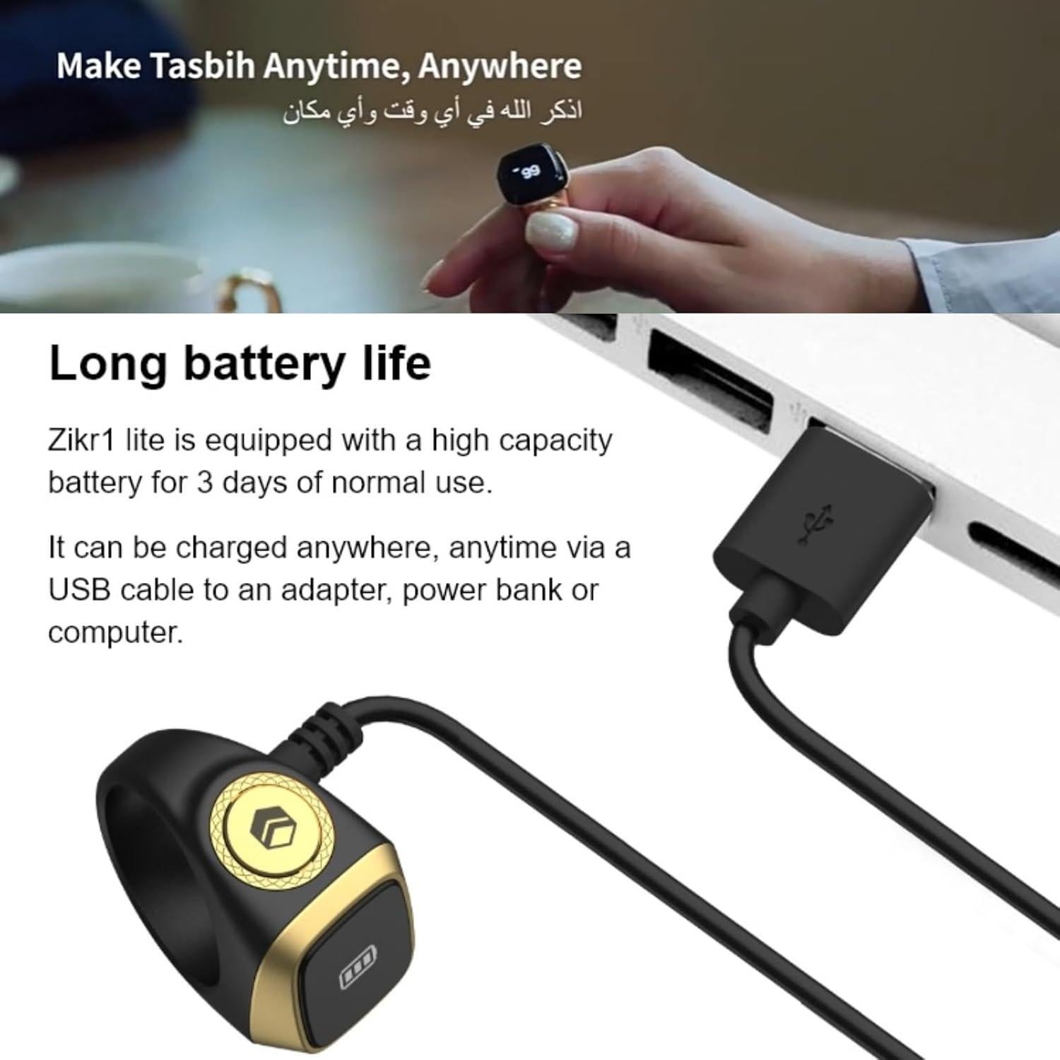 Contador Electrónico Bluetooth Diyeeni 0.49in Blanco