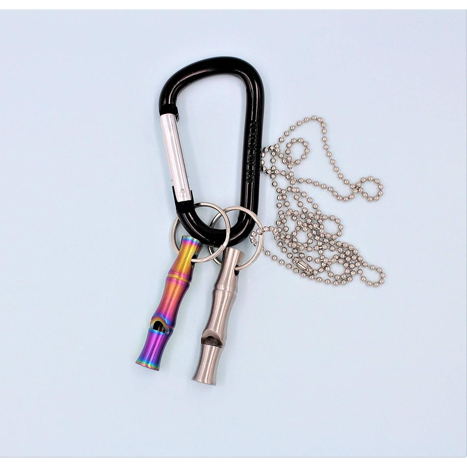 Silbato de Emergencia Real Sic - Acero Portátil y Ruidoso