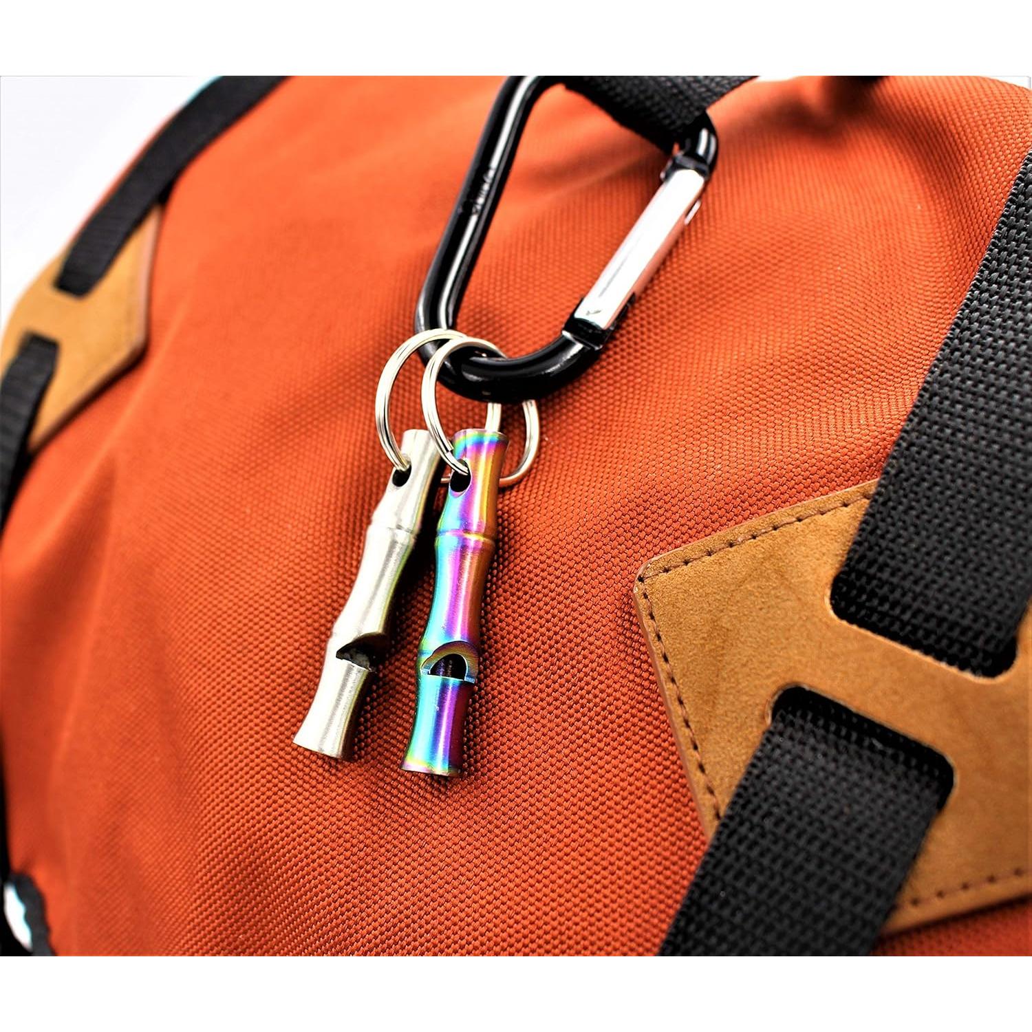 Silbato de Emergencia Real Sic - Acero Portátil y Ruidoso