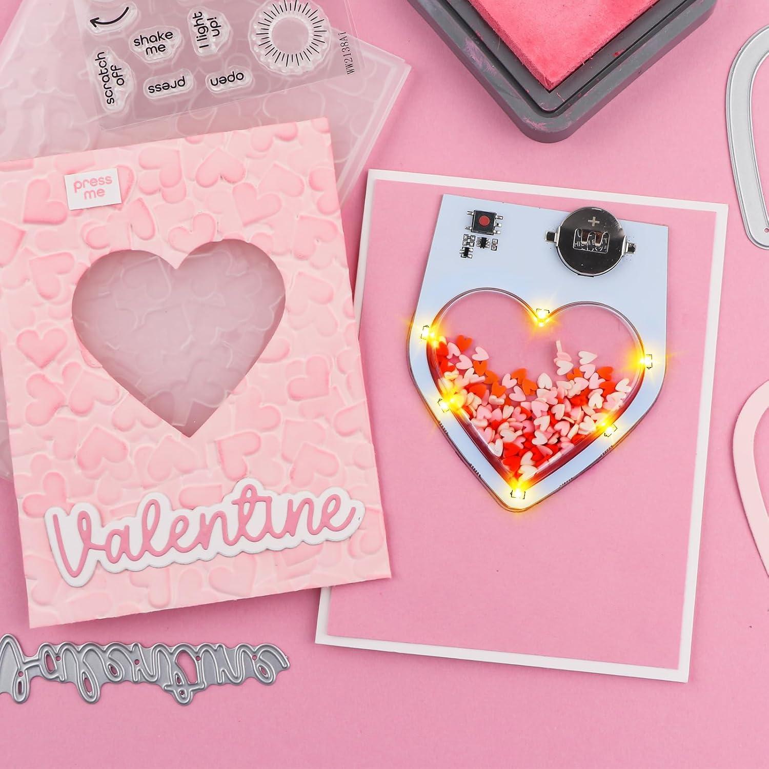 4 Unidades de Luz Corazón Briartw con LEDs Blancos Cálidos