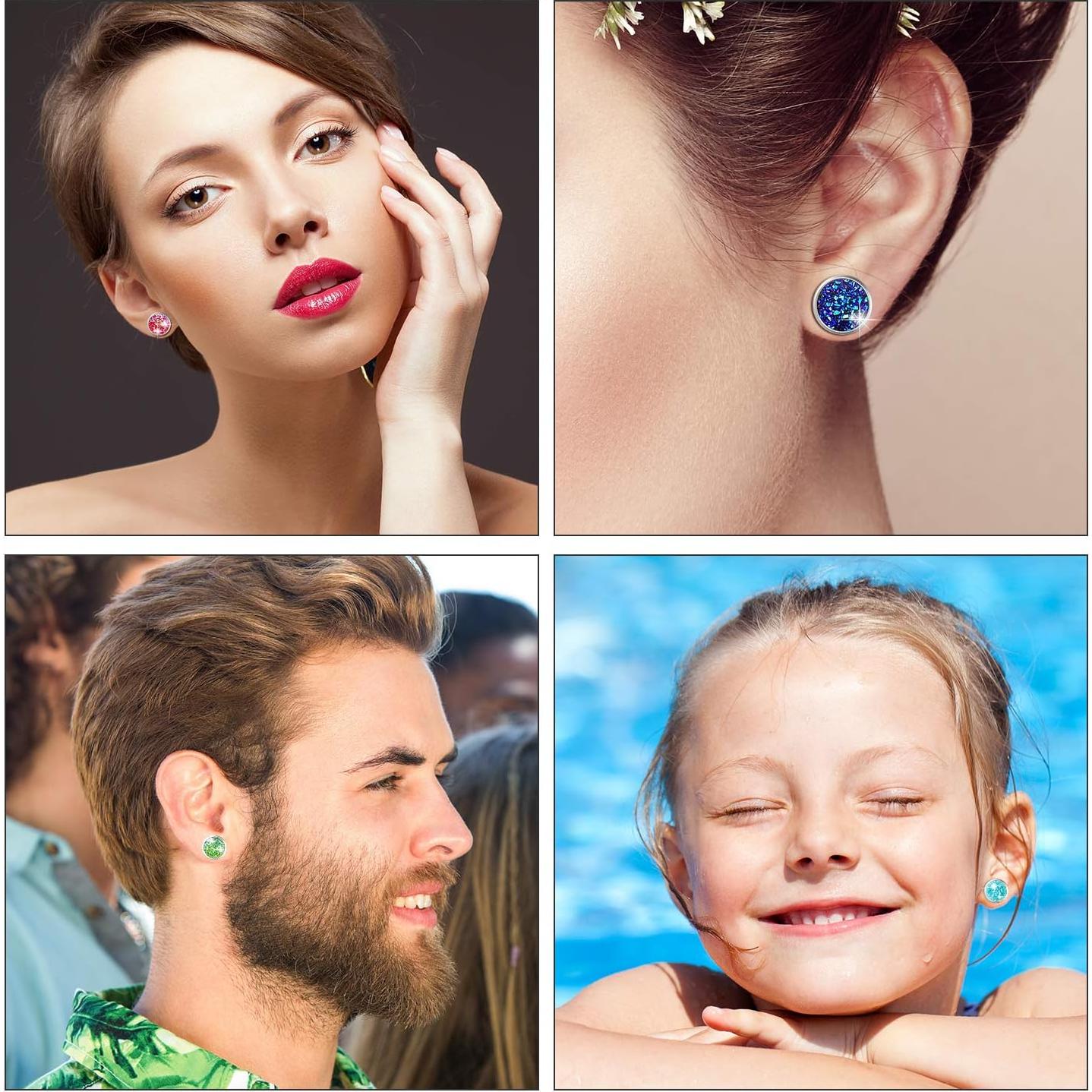 Kit de Joyería DIY Maitys 200 Pcs Cabochones Resina 8mm