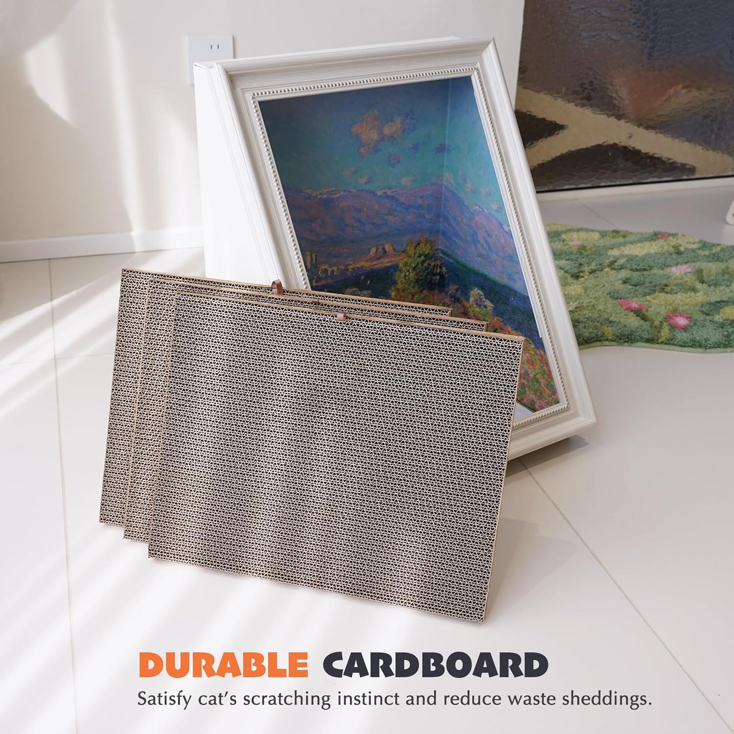 Tableros de Rascado Reemplazables PETKARAY para Gatos - Paquete de 3