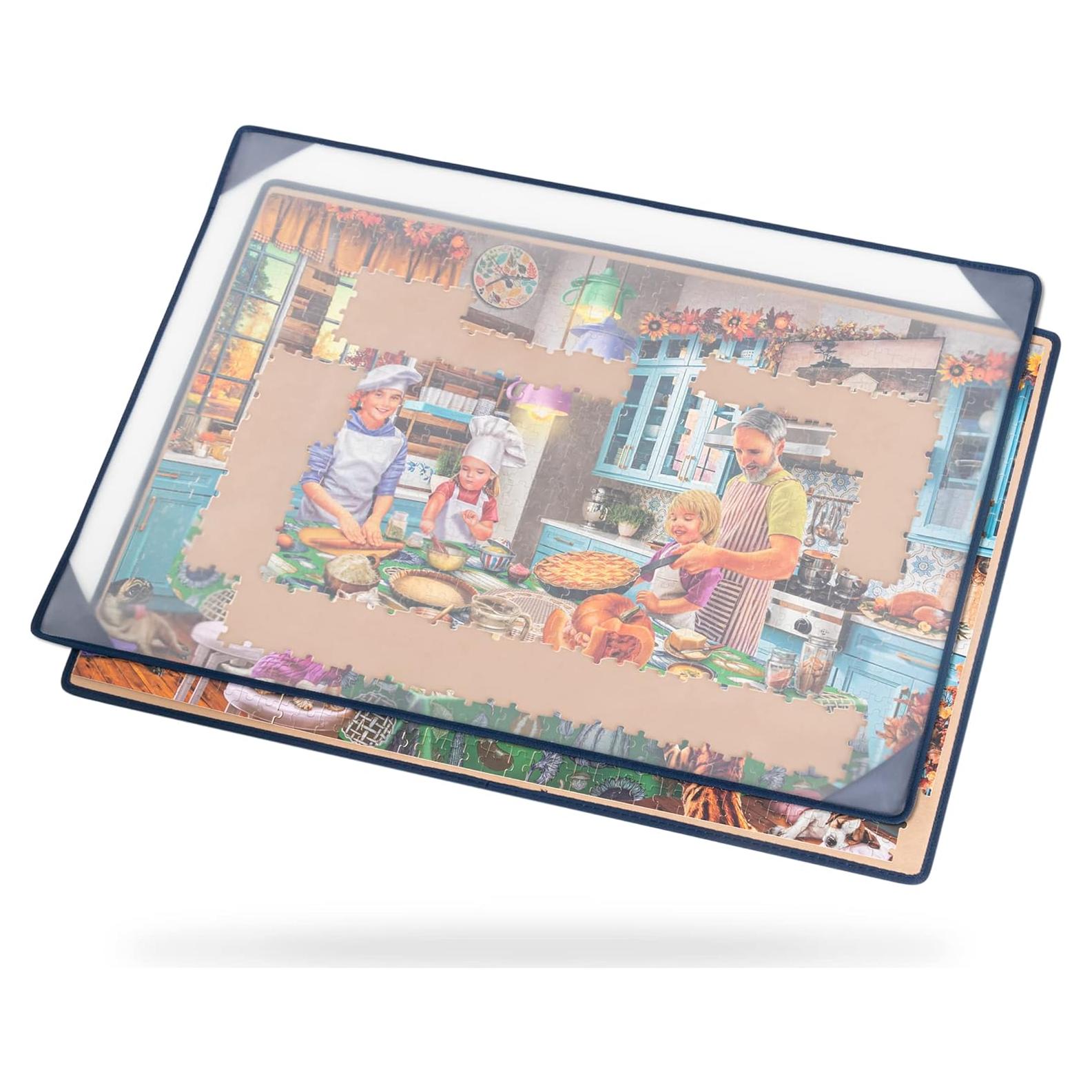 Tablero de Rompecabezas Tektalk Portátil 77.8x53 cm - Caqui