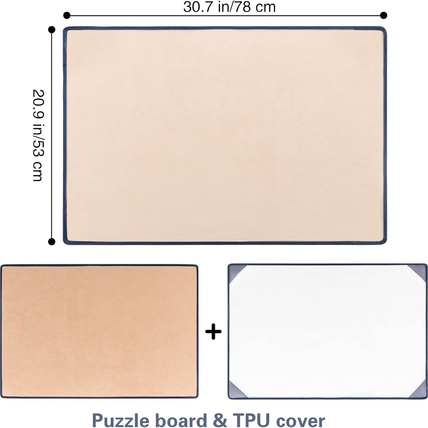 Tablero de Rompecabezas Tektalk Portátil 77.8x53 cm - Caqui