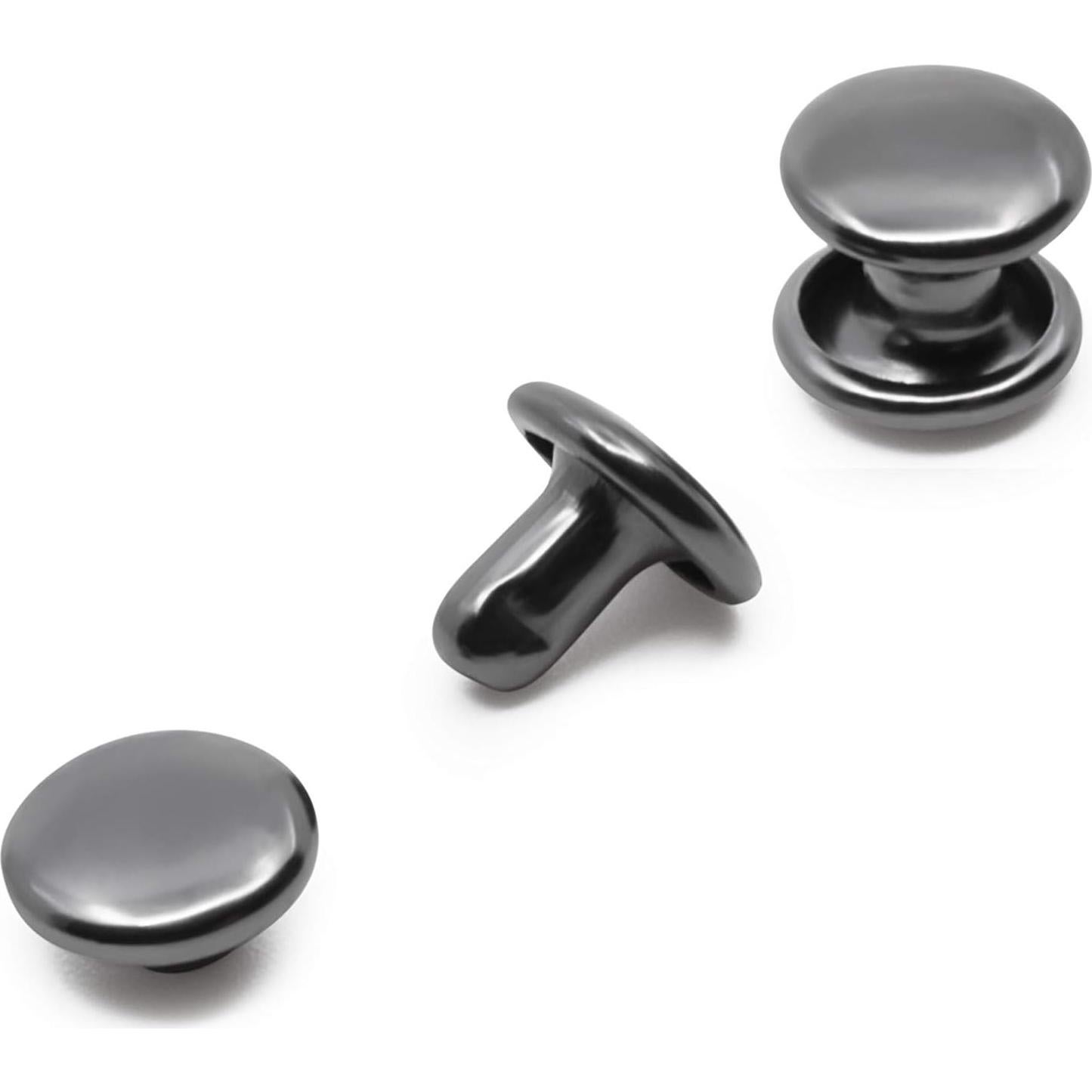 Remaches Doble Tapón Gunmetal Dritz con Herramientas 136g