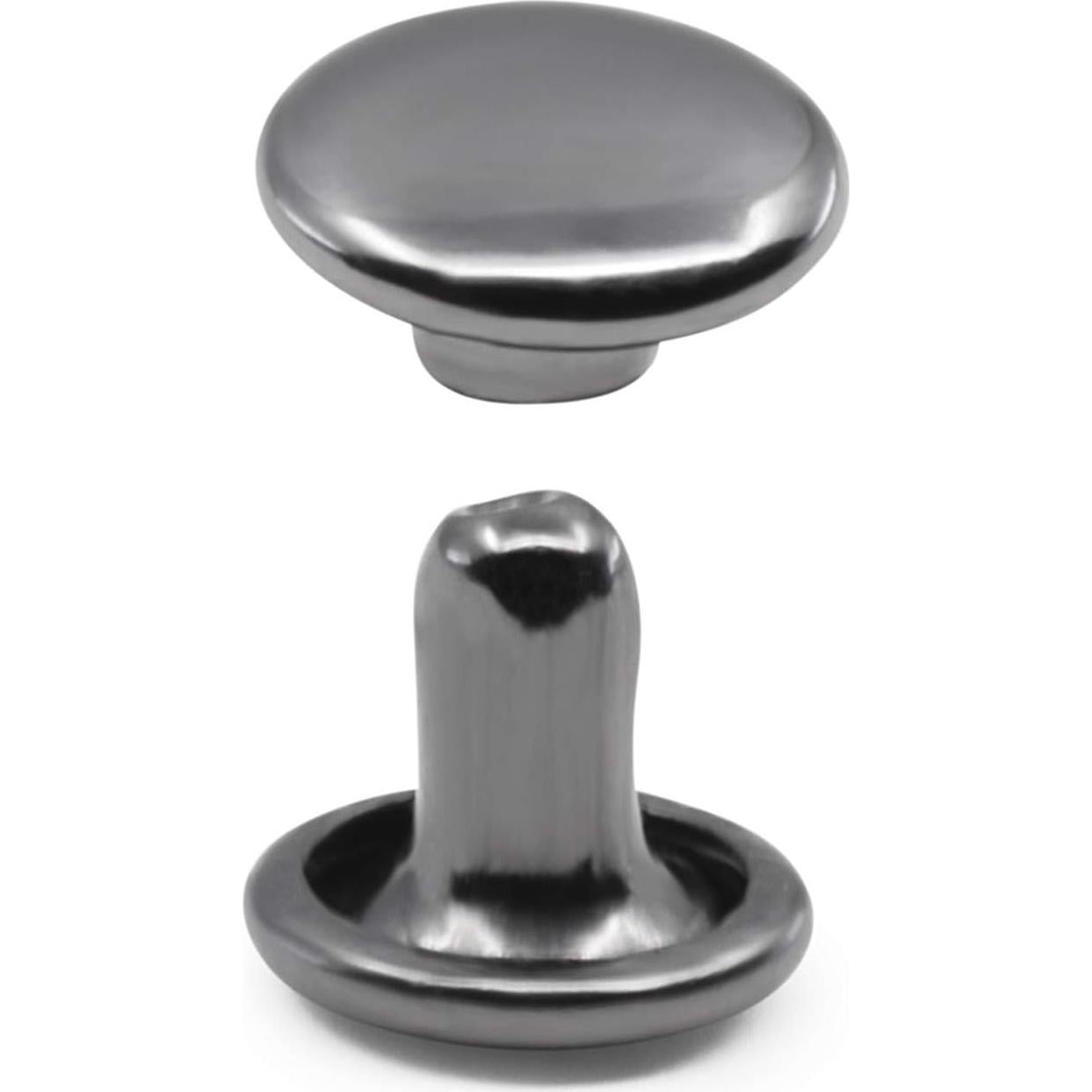 Remaches Doble Tapón Gunmetal Dritz con Herramientas 136g