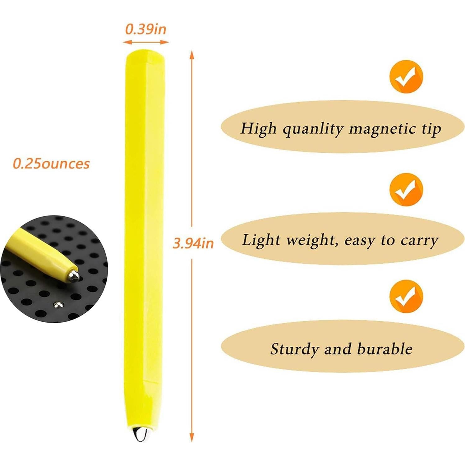 Bolígrafo Magnético de Reemplazo Ribee para Tablero 10cm