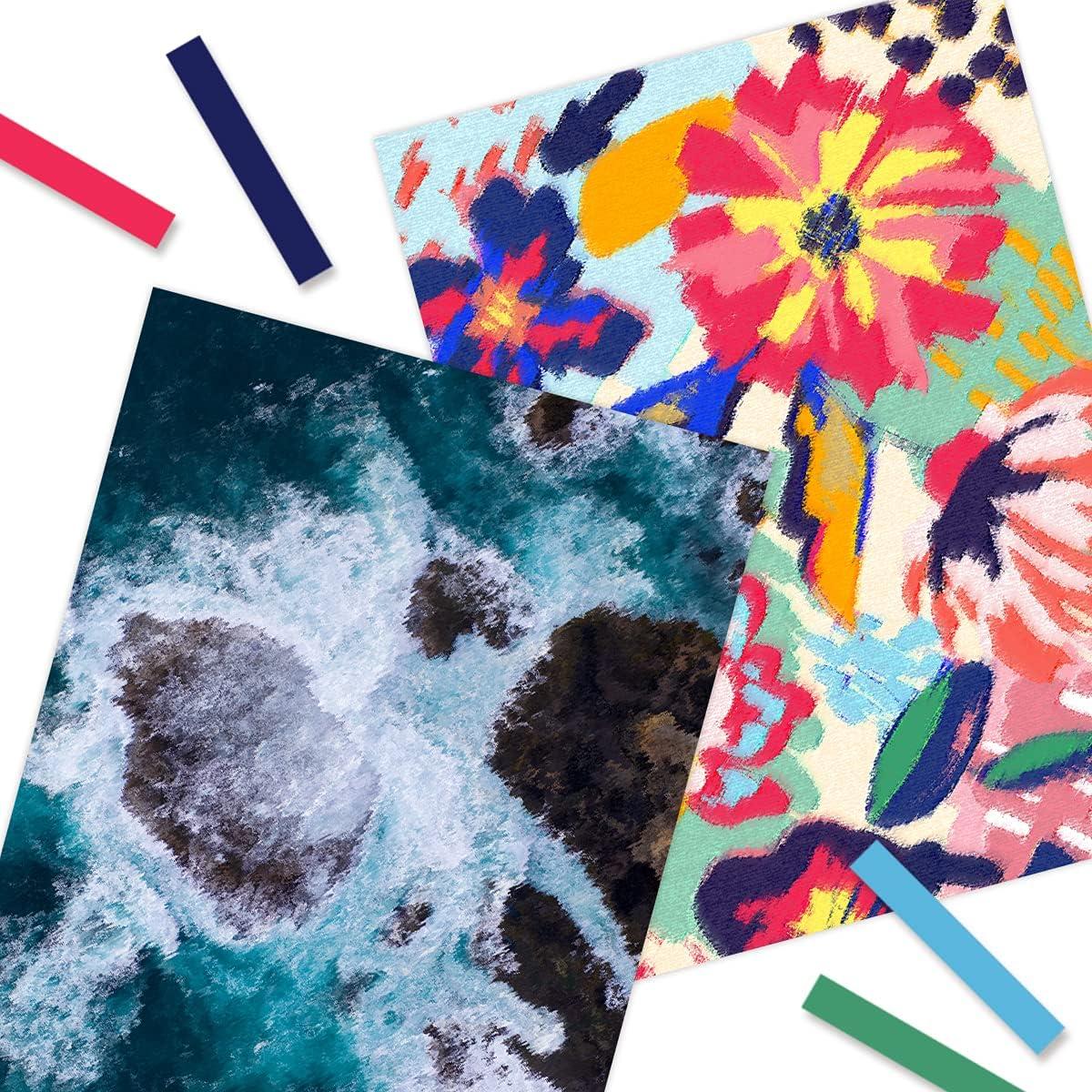 Pasteles de Tiza Suave HA SHI 24 Colores No Tóxicos