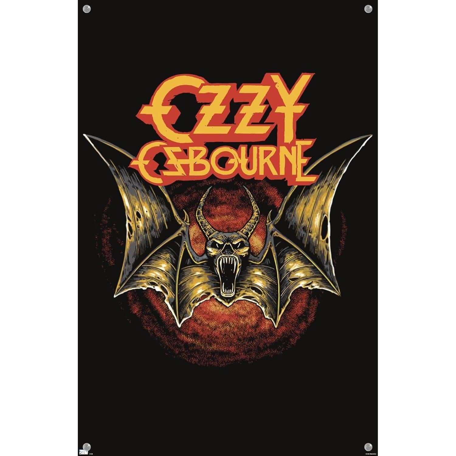 Póster de Pared Ozzy Osbourne - Logo de Murciélago 37.4x56.7cm