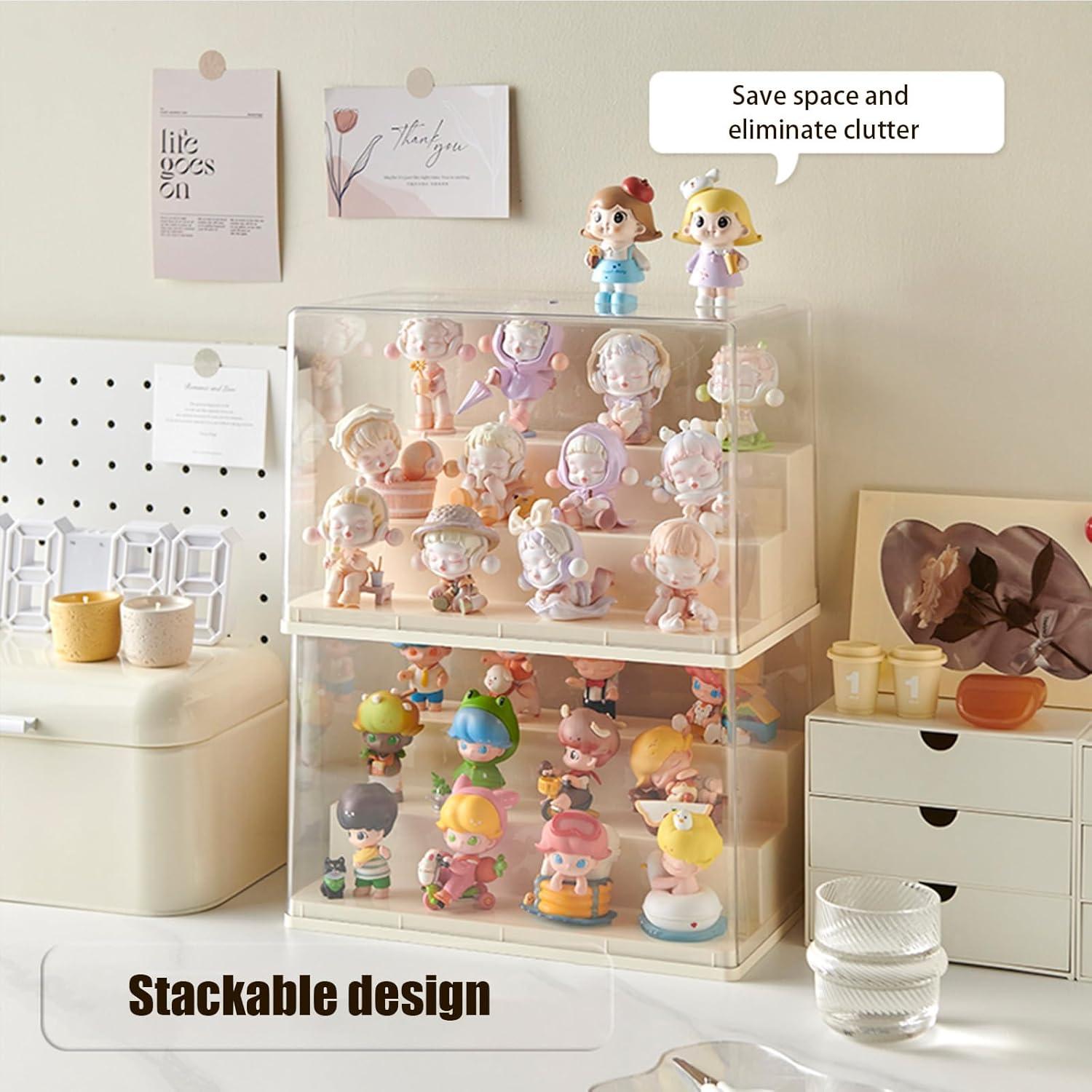 Caja de Exhibición Acrílica WMM para Minifiguras 30x17.8x21.1cm