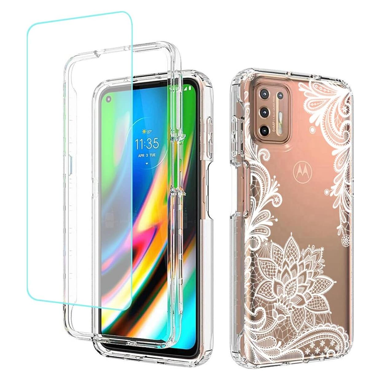 Funda Protectora para Moto G9 Plus Motorola Mandala con Protector