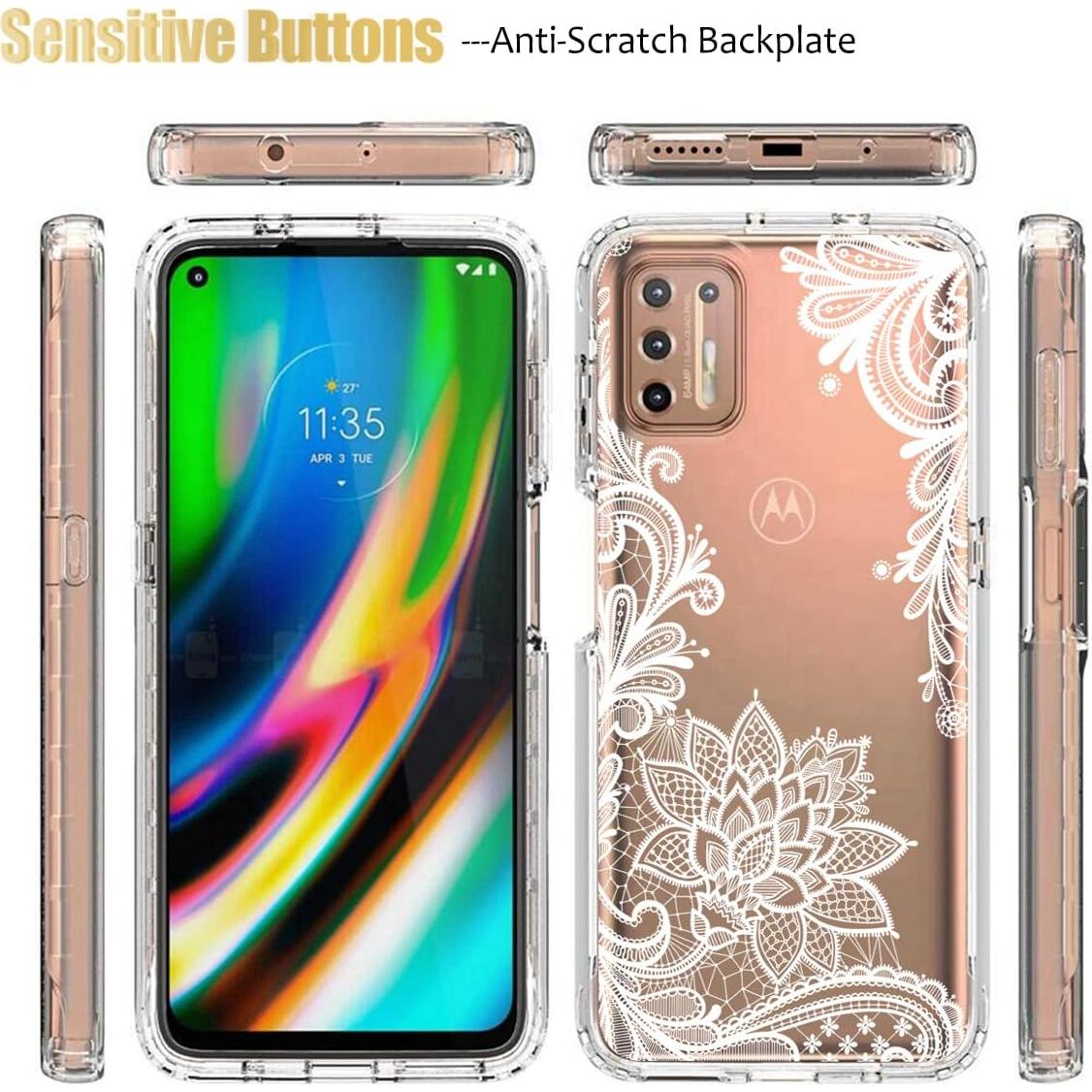 Funda Protectora para Moto G9 Plus Motorola Mandala con Protector