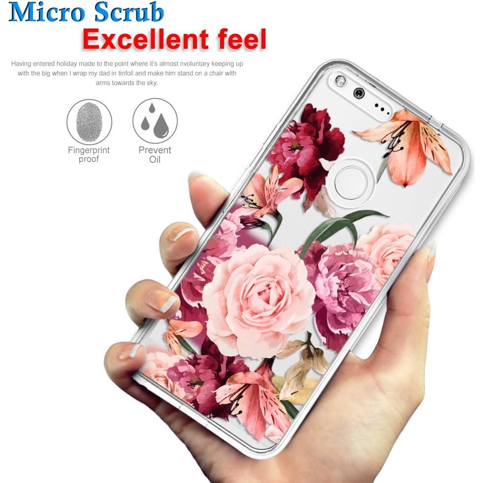 Funda para Google Pixel Topnow Ramo de Rosas PC y TPU